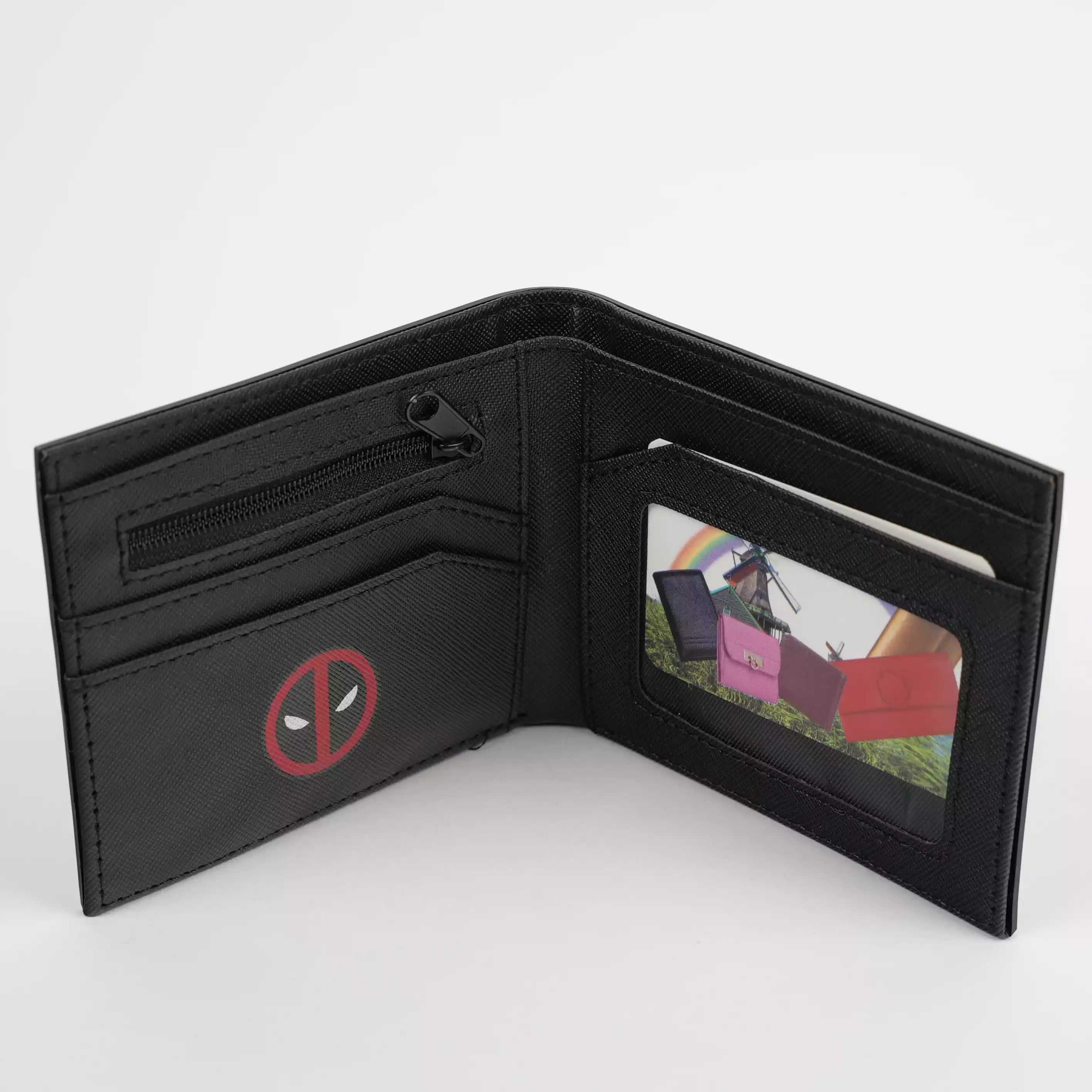 Porte-Monnaie Cuir Logo – Minimaliste & Élégant HU14162