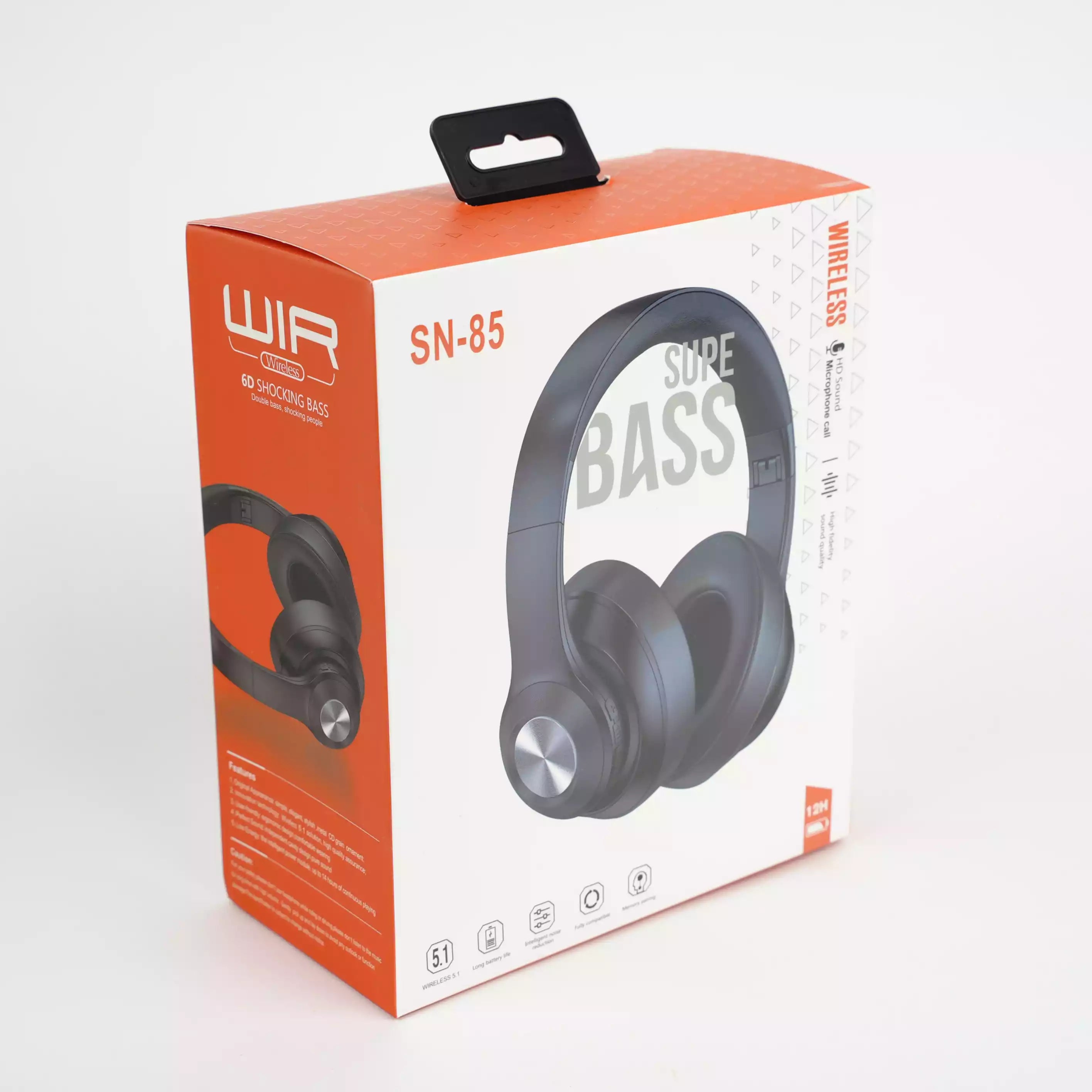 Casque Sans Fil Bluetooth SN-85 – Son Immersif 6D & Basses Profondes