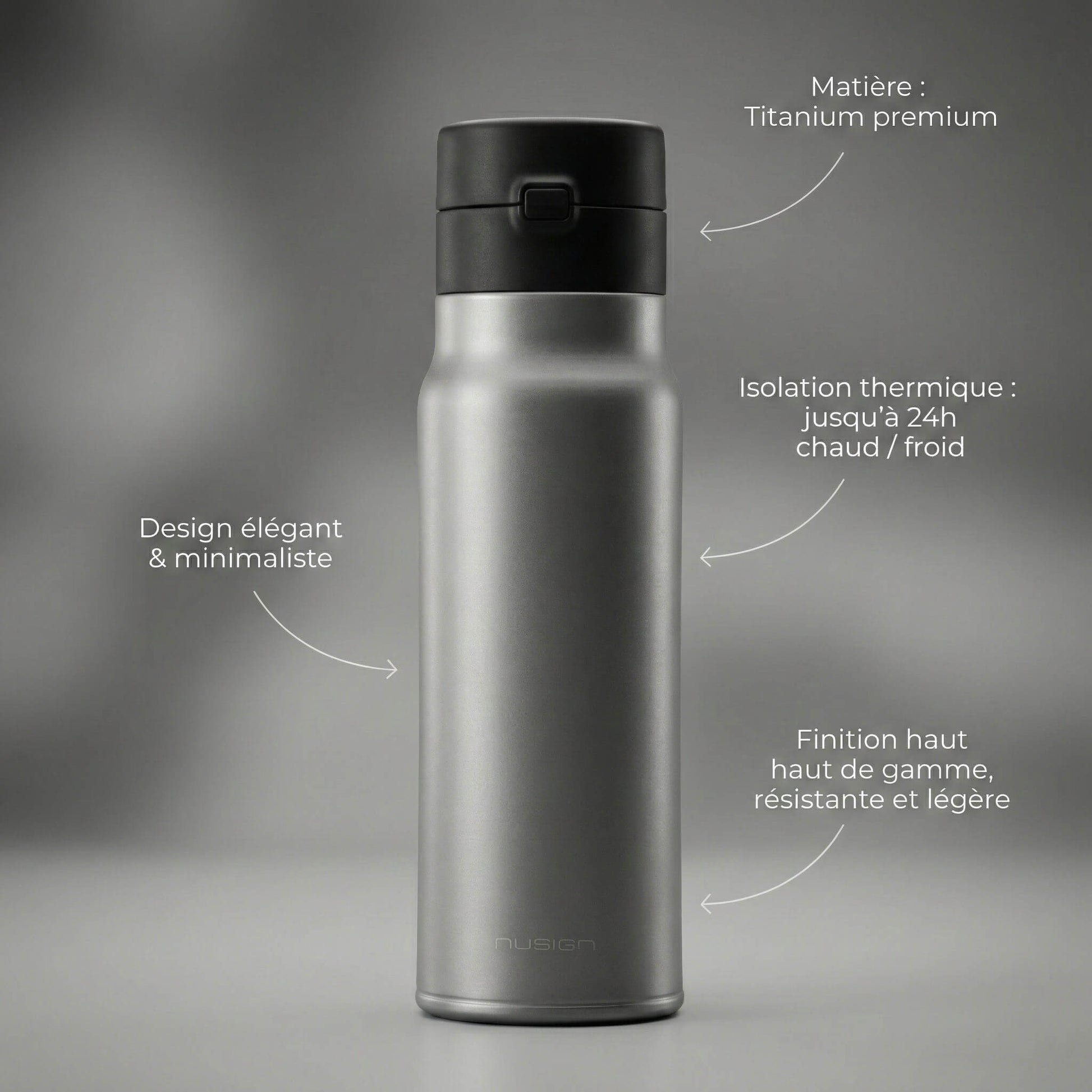 Gourde avec Filtre Isotherme DELI NS900 DELI