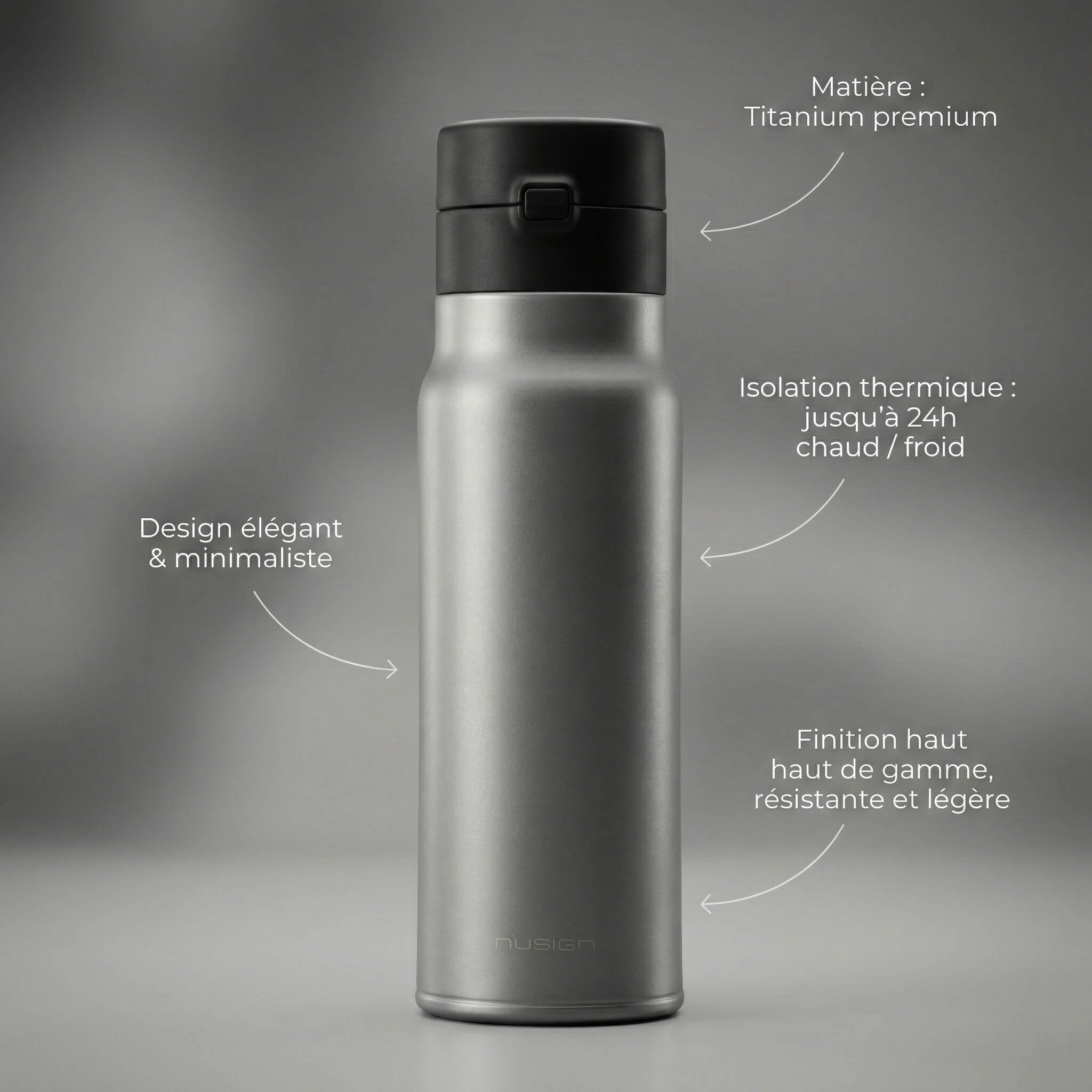 Gourde avec Filtre Isotherme DELI NS900 DELI