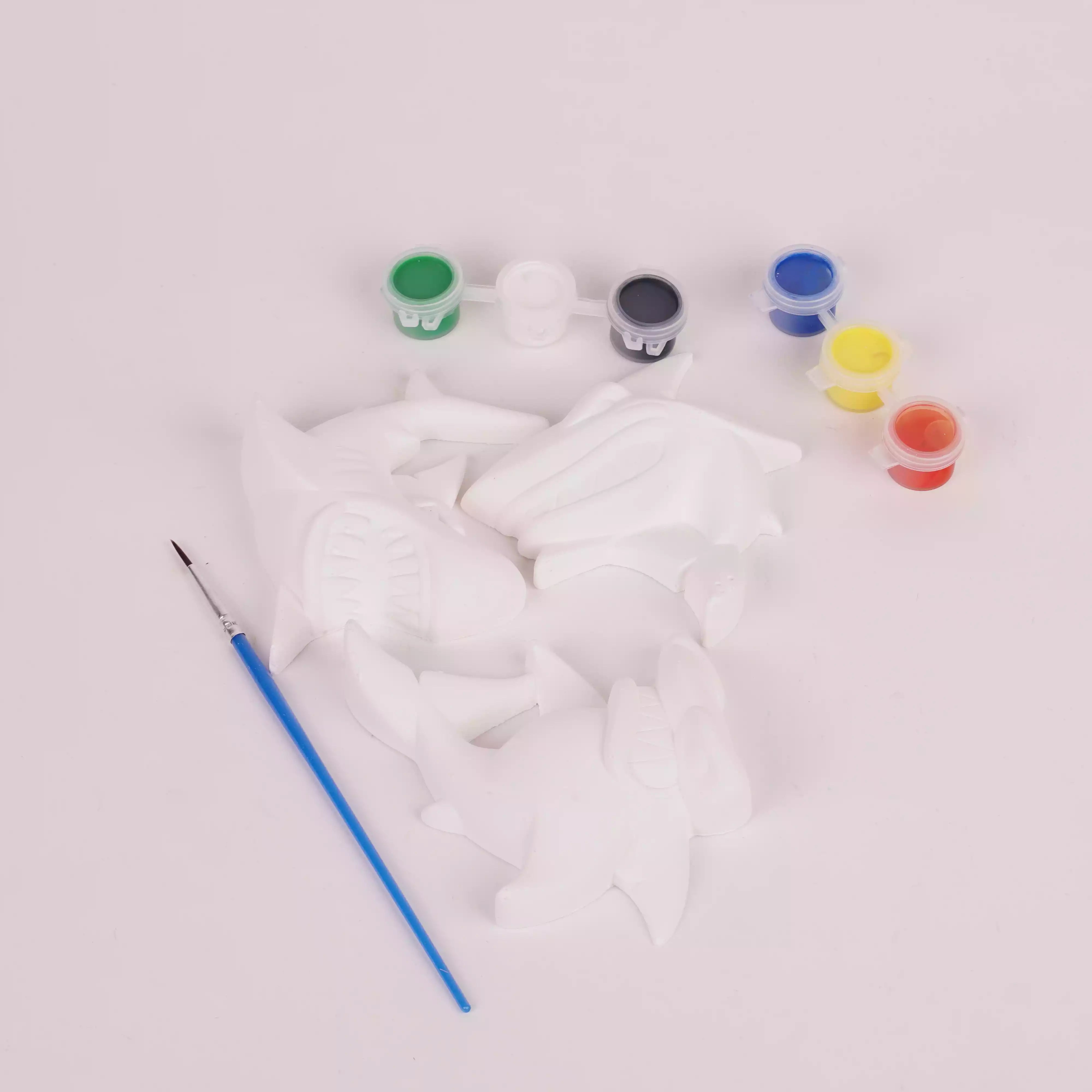 Paint Sharks Hugeunivers – Kit Peinture et Coloriage pour Enfants HU06055