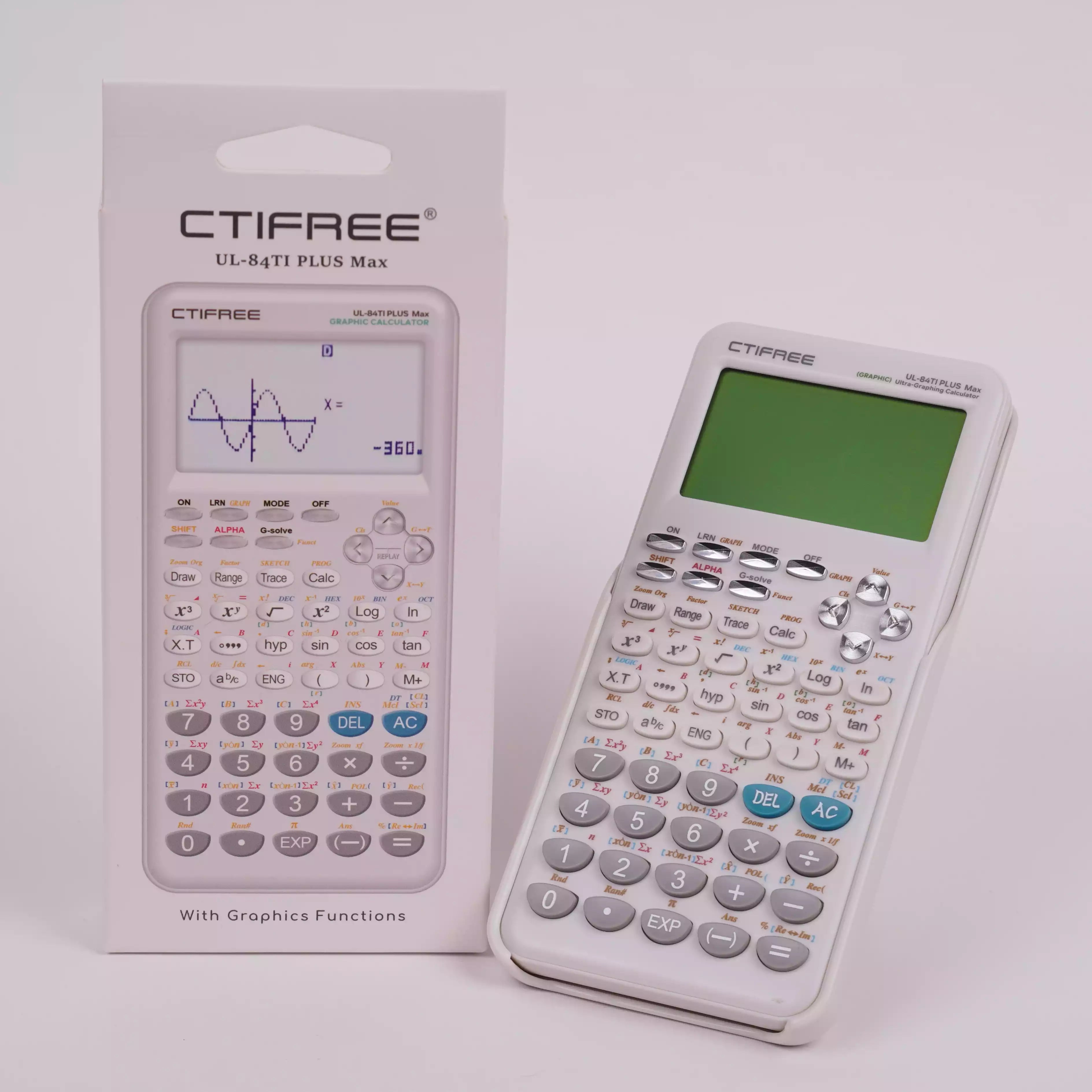 CTIFREE UL-84TI PLUS Max - Calculatrice Graphique et Scientifique à Grand Écran HU19004
