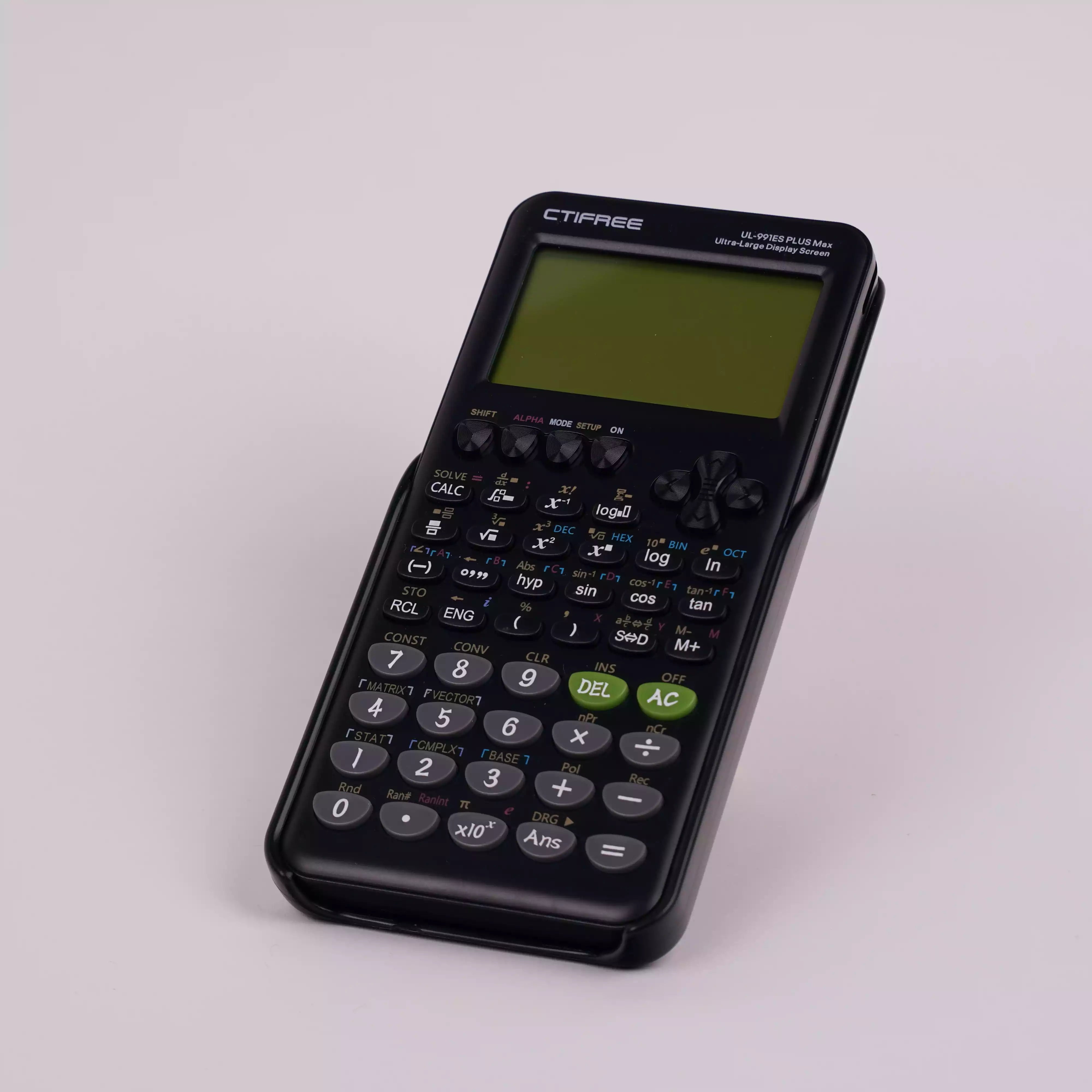 CTIFREE UL-991TI PLUS Max - Grande Calculatrice avec Stylo Gel HU19003