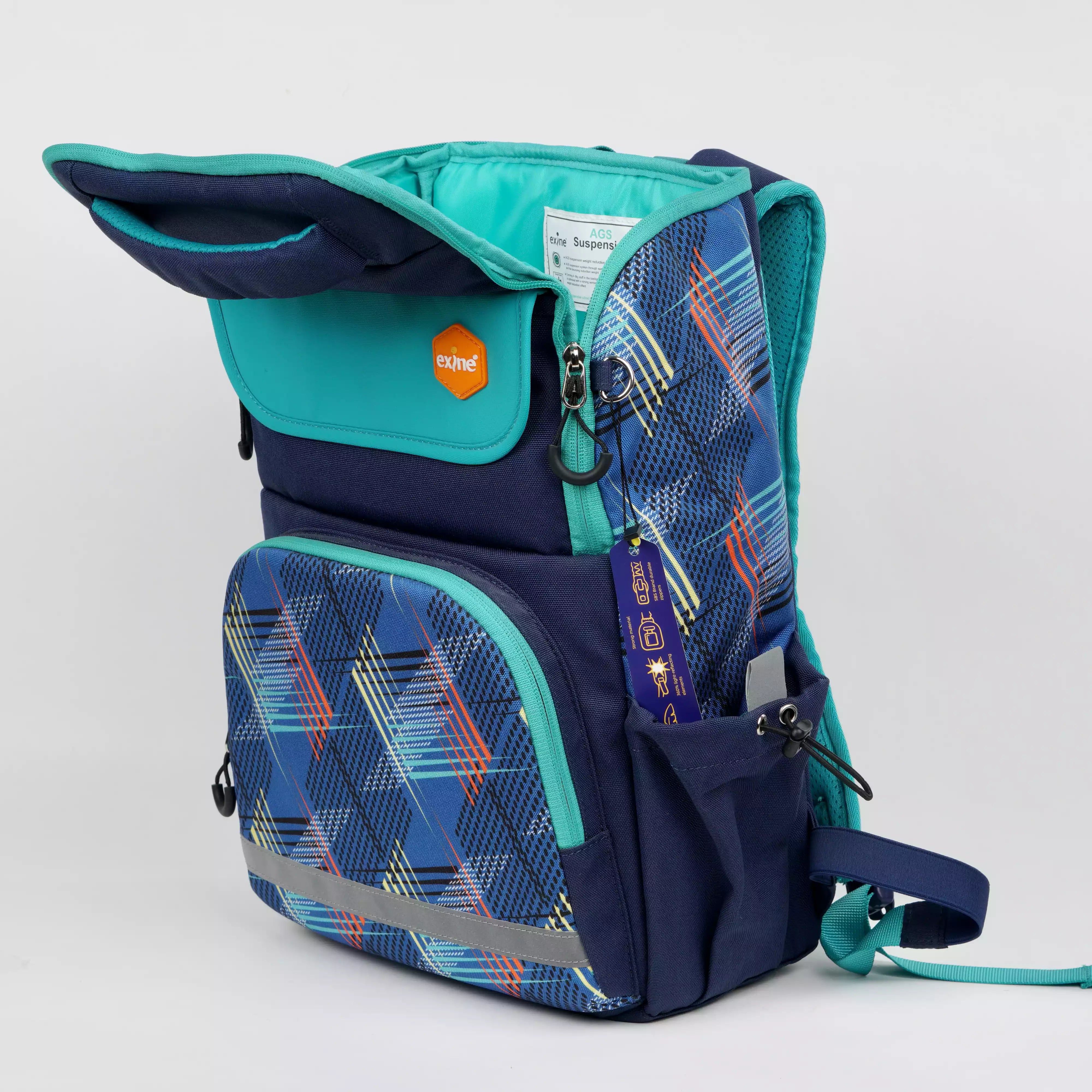 Sac à Dos Exine Ergoxine IS03776 Cyan