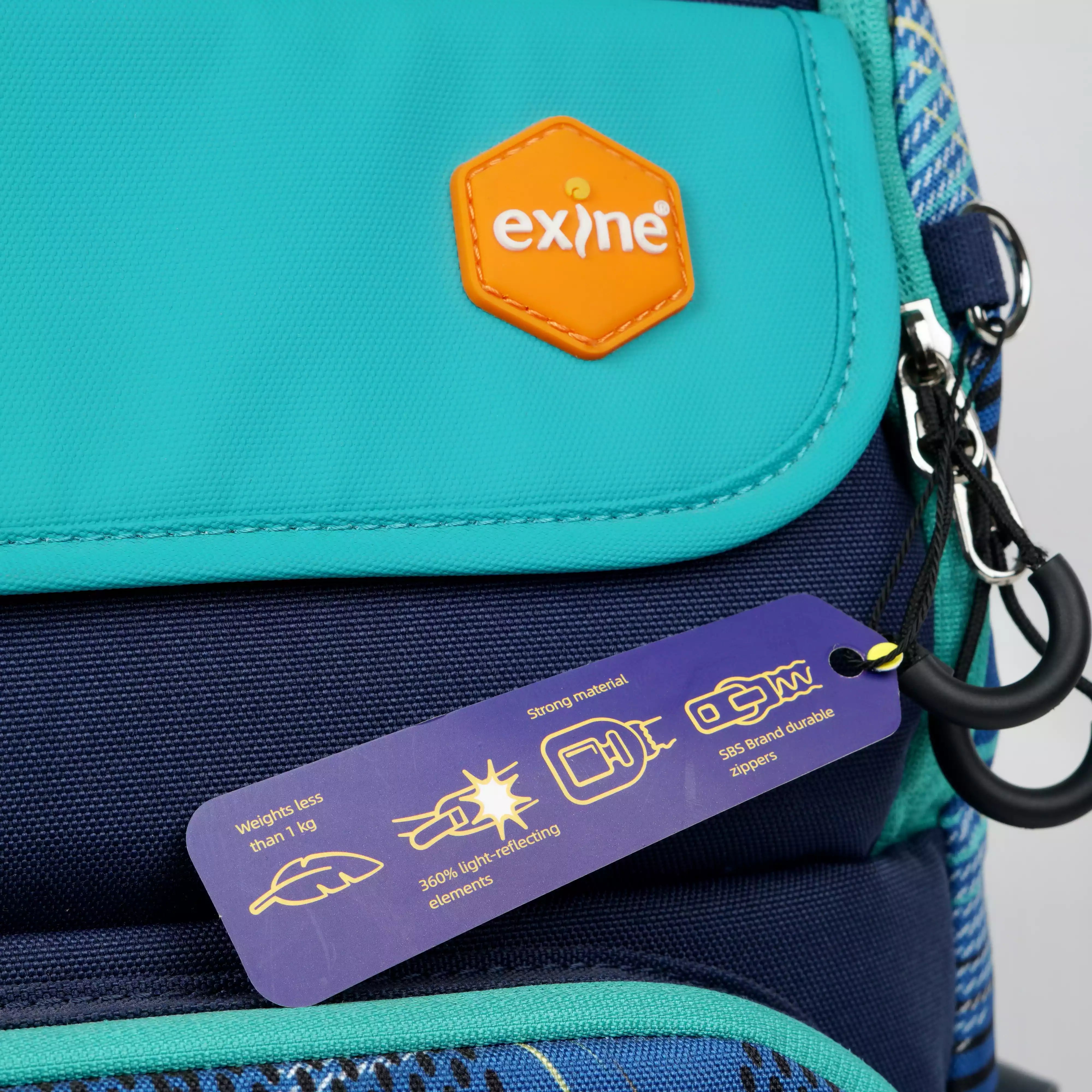 Sac à Dos Exine Ergoxine IS03776 Cyan