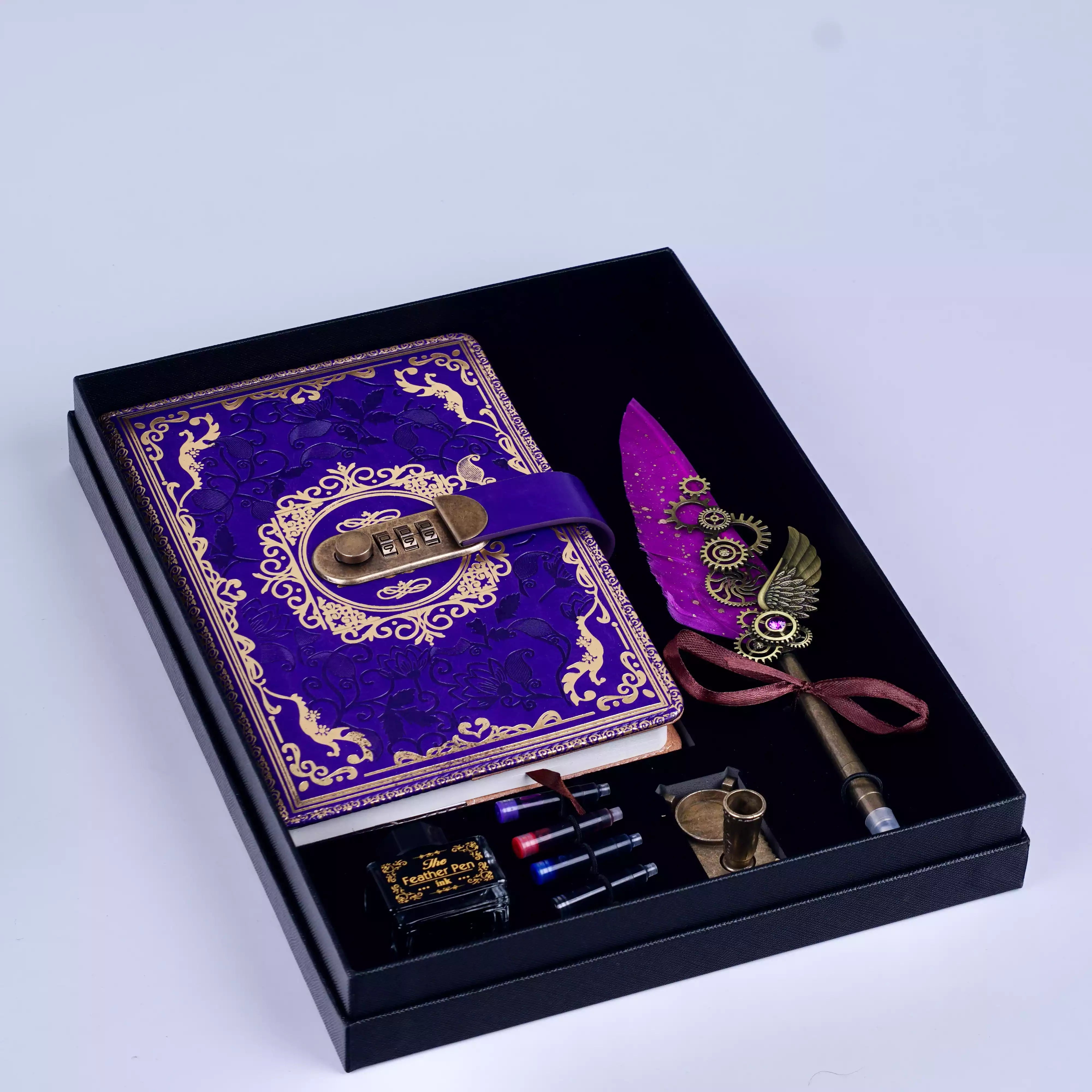 Coffret Notebook 5PCS Harry Potter – Journal Magique avec Plume    HU13109