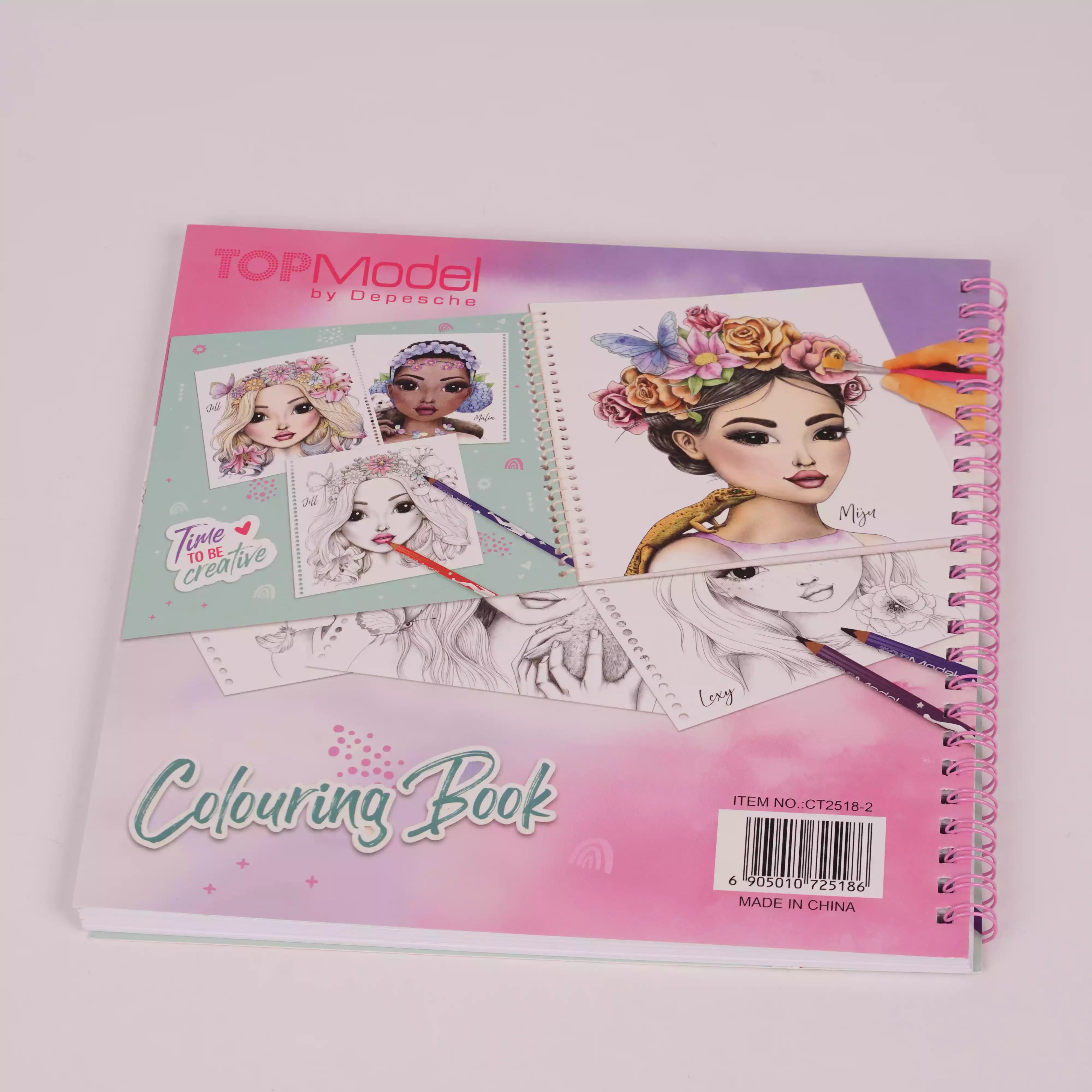 Colouring Book Top Model – Livre de Coloriage Créatif