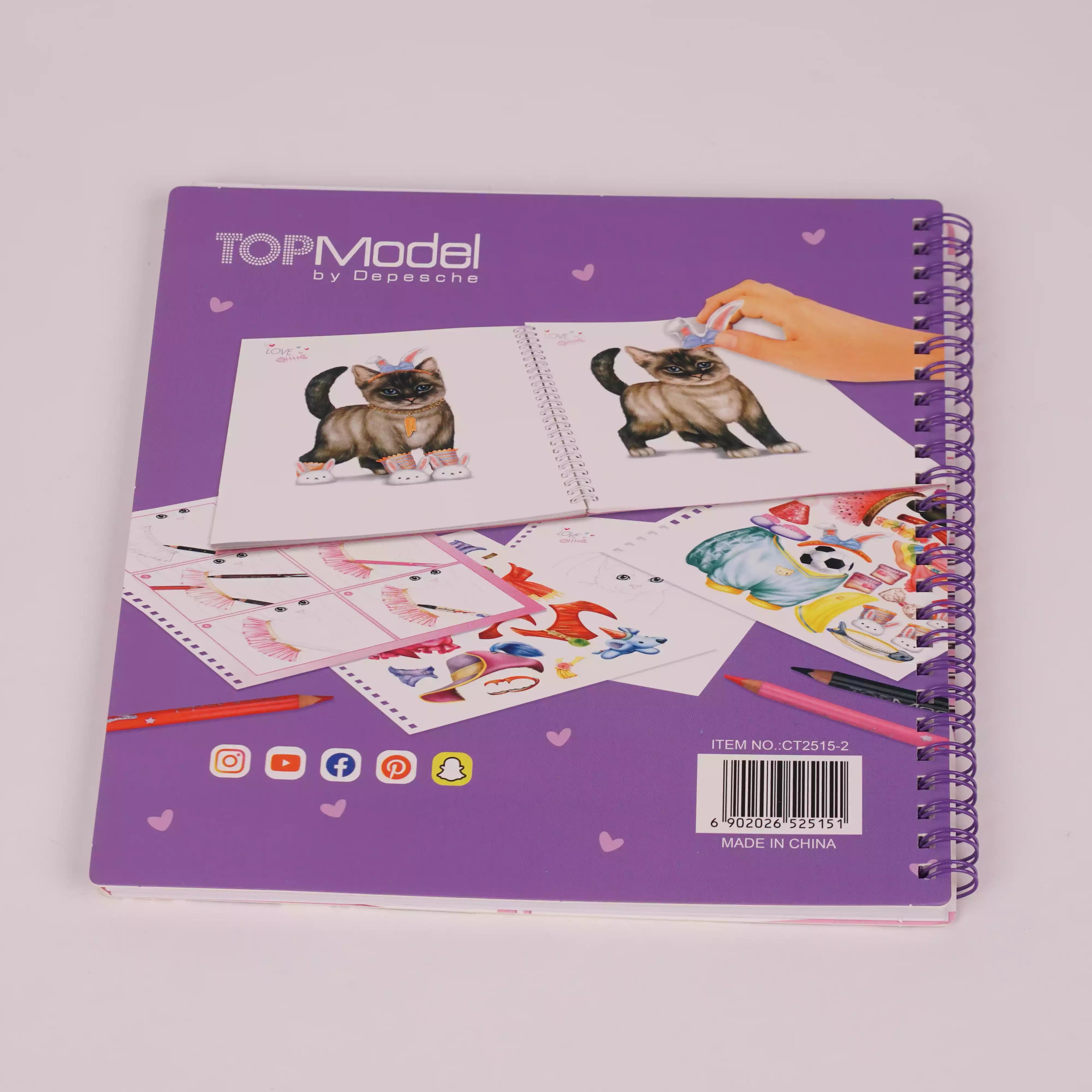 Colouring Book Top Model – Livre de Coloriage Créatif
