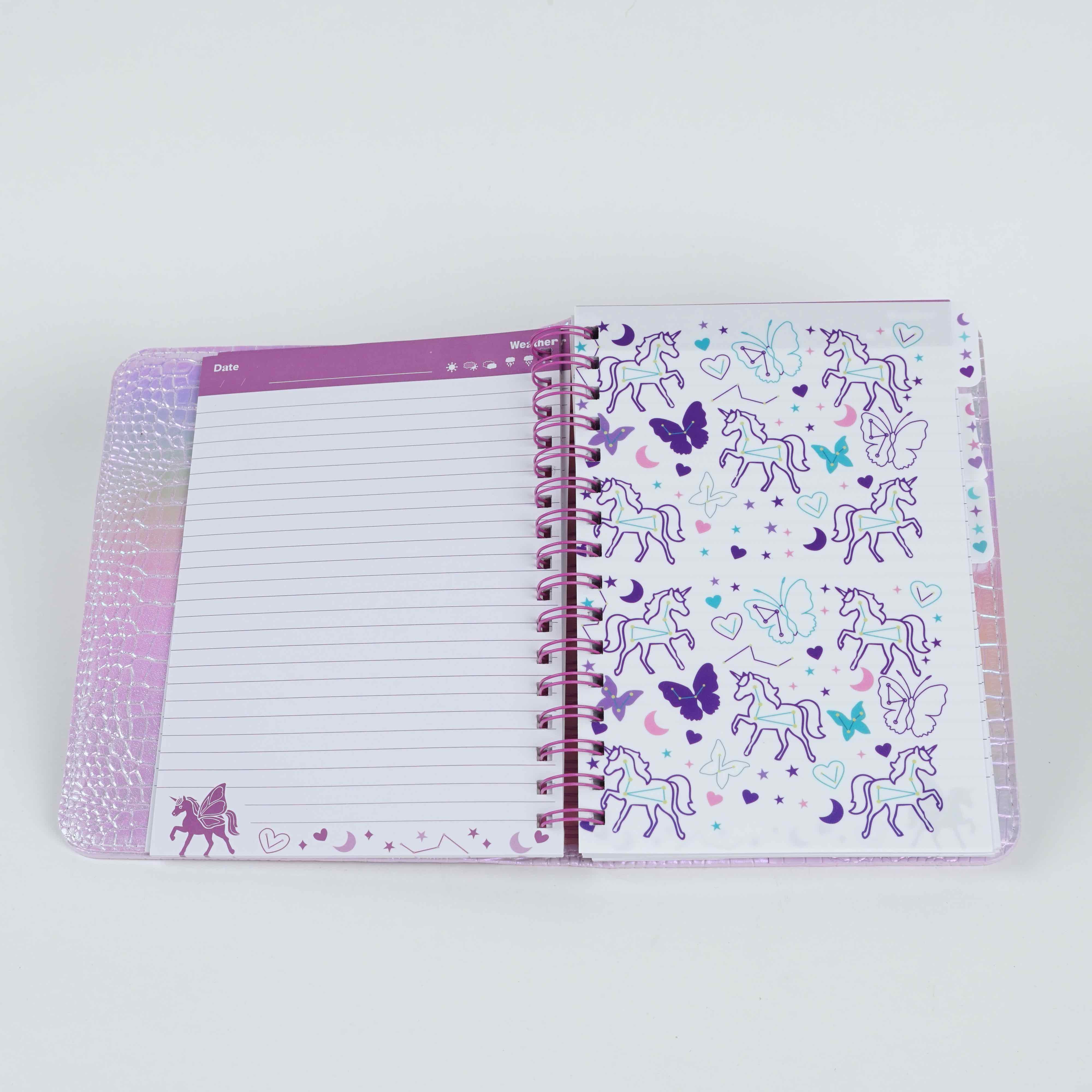 Notebook A5 fantaisie 3D Butterfly HugeKoom
