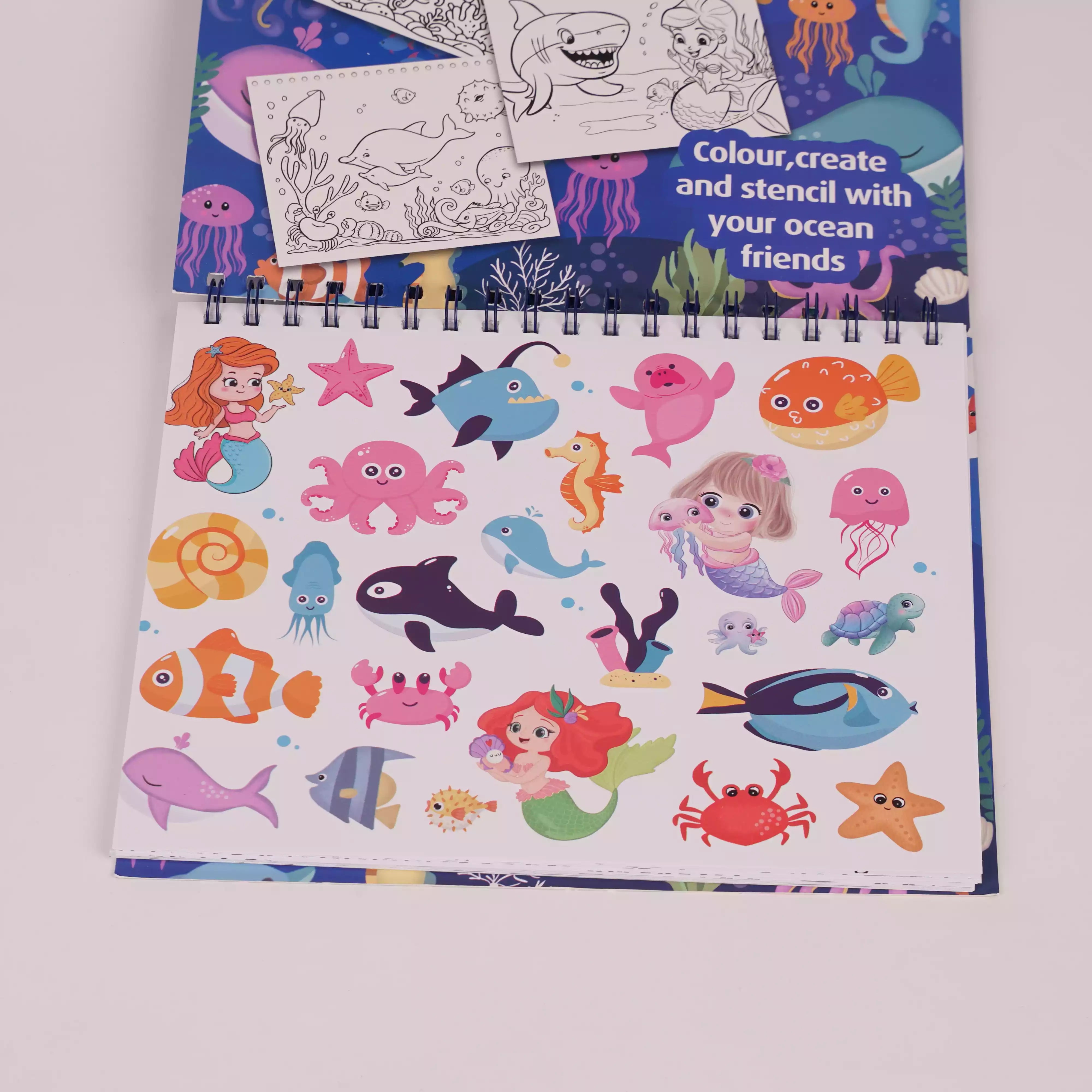 Colouring Book World Oceans – Livre de Coloriage Océan  HU13046