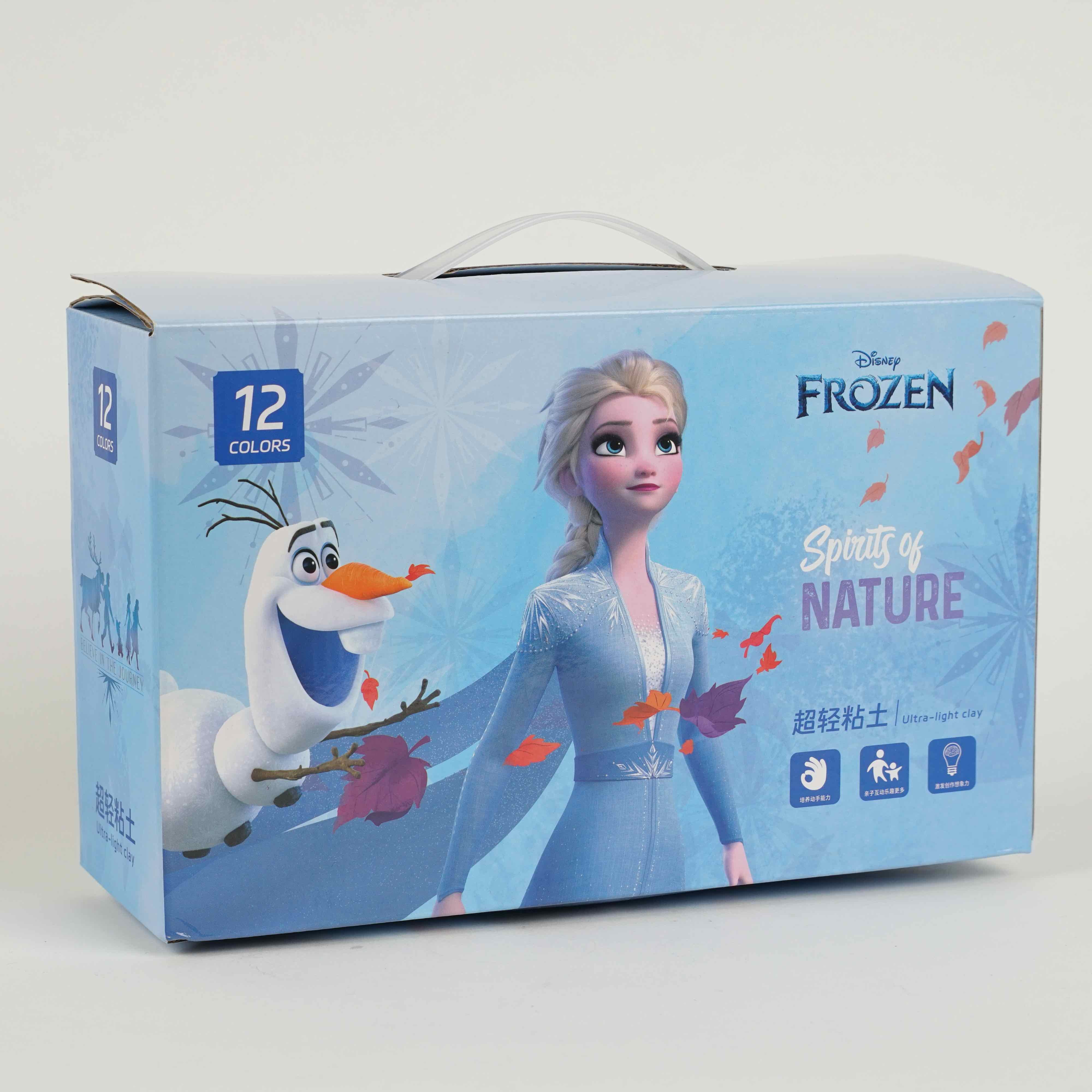 Pâte à Modeler Frozen – 12 Couleurs pour Enfants Créatifs HU16005