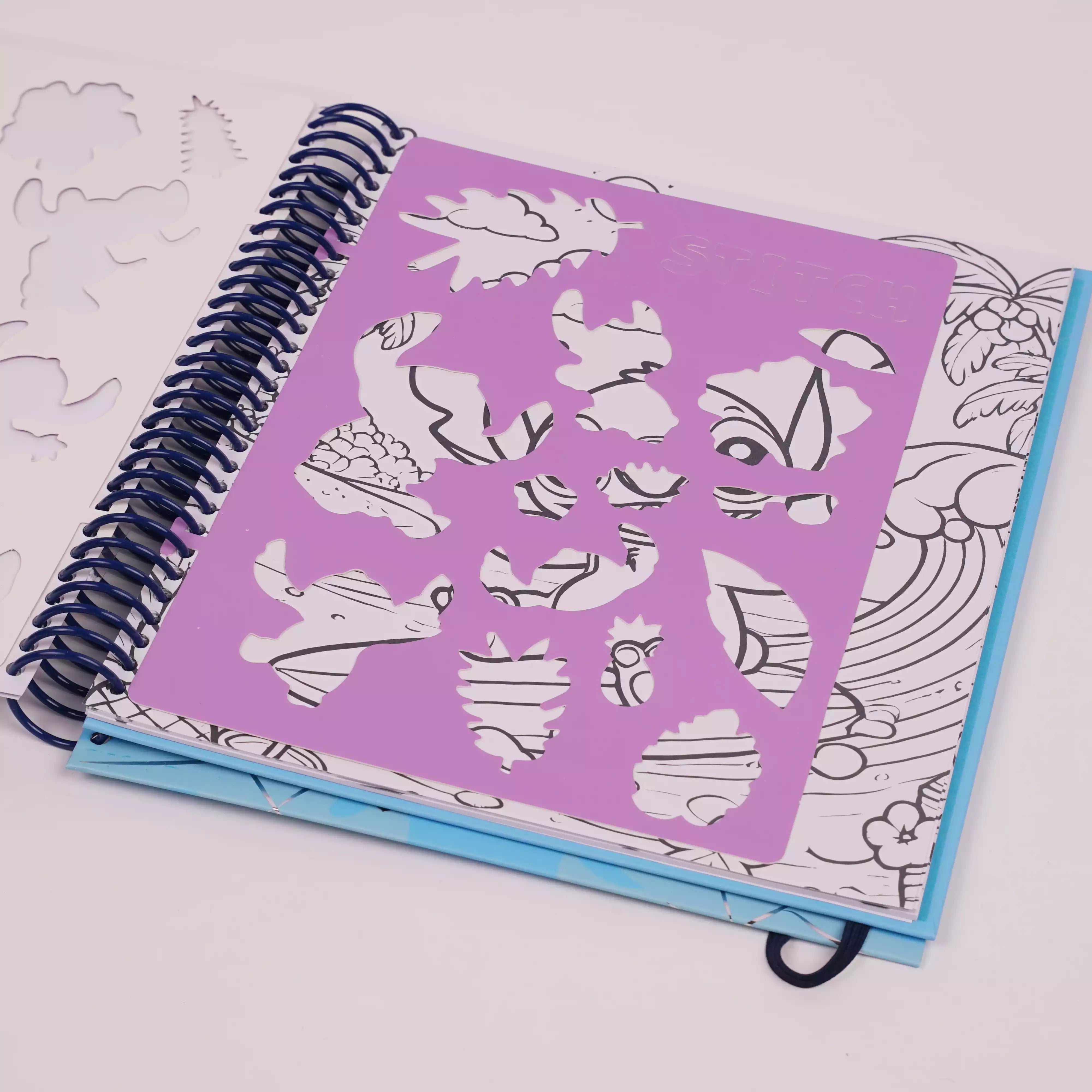 Coloring Book Stitch Spiral – Livre de Coloriage Reliure Spirale   HU13154