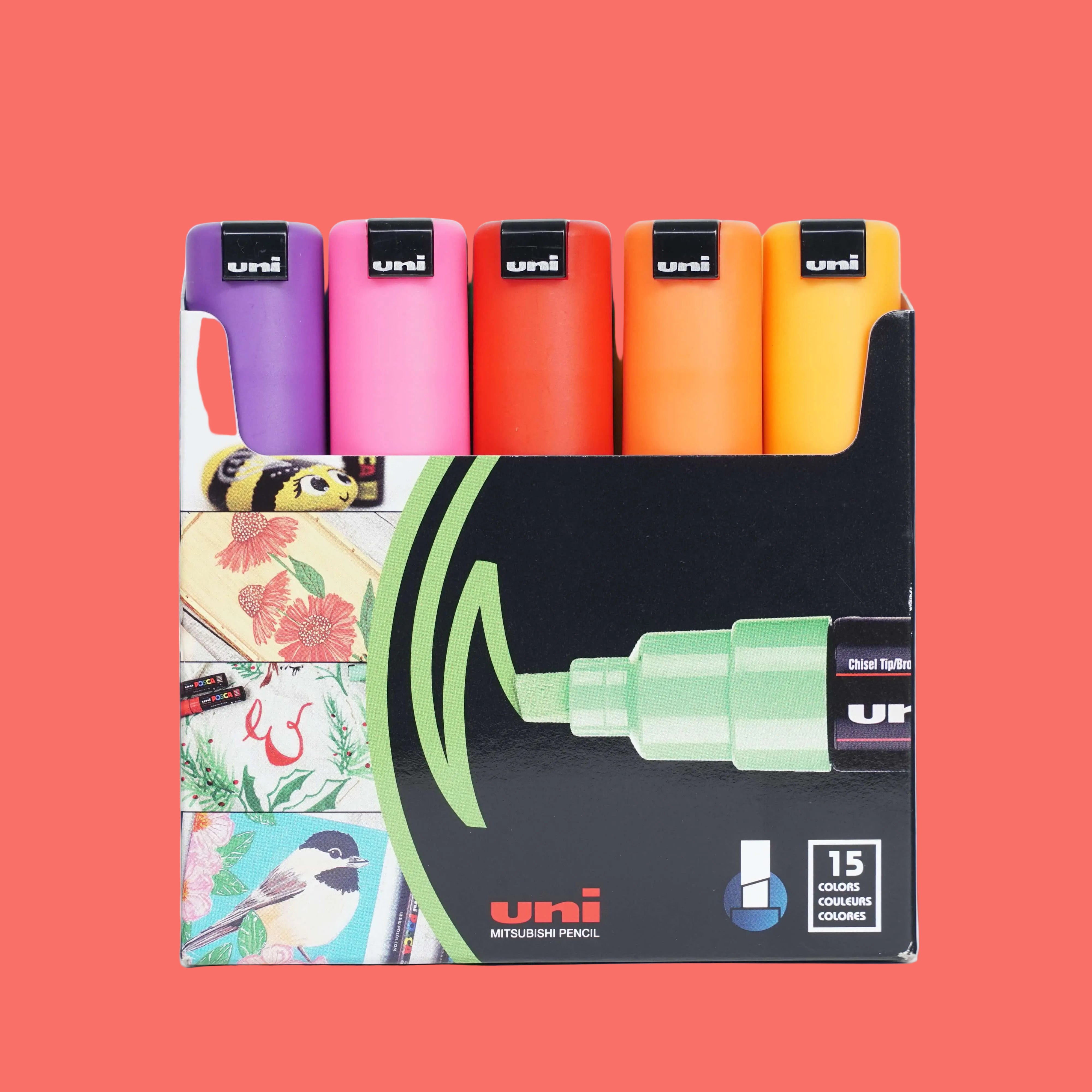 Feutres Posca – Pack de 15 Couleurs HU01226