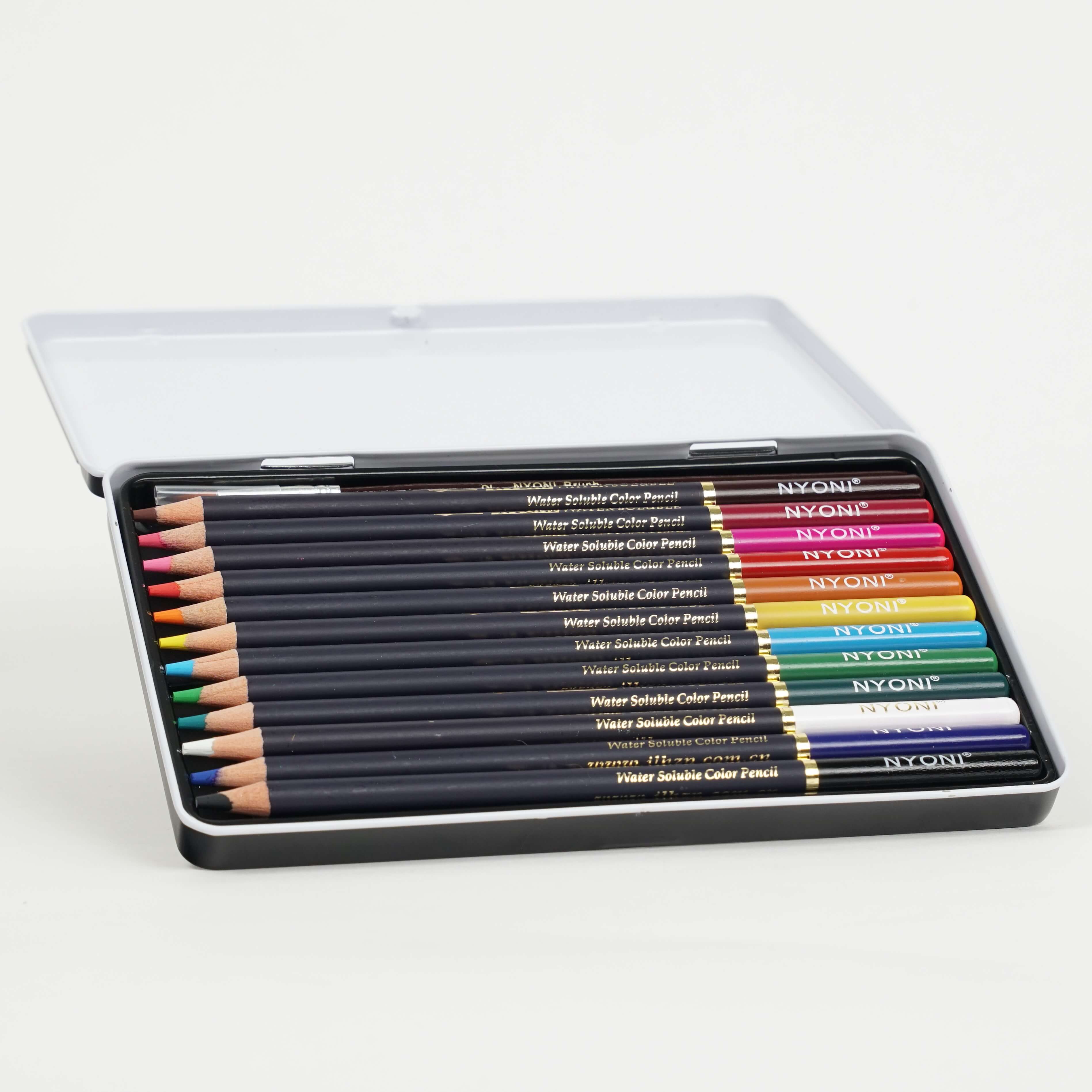 Crayons Aquarellables NYONI – 12 Couleurs ID05002