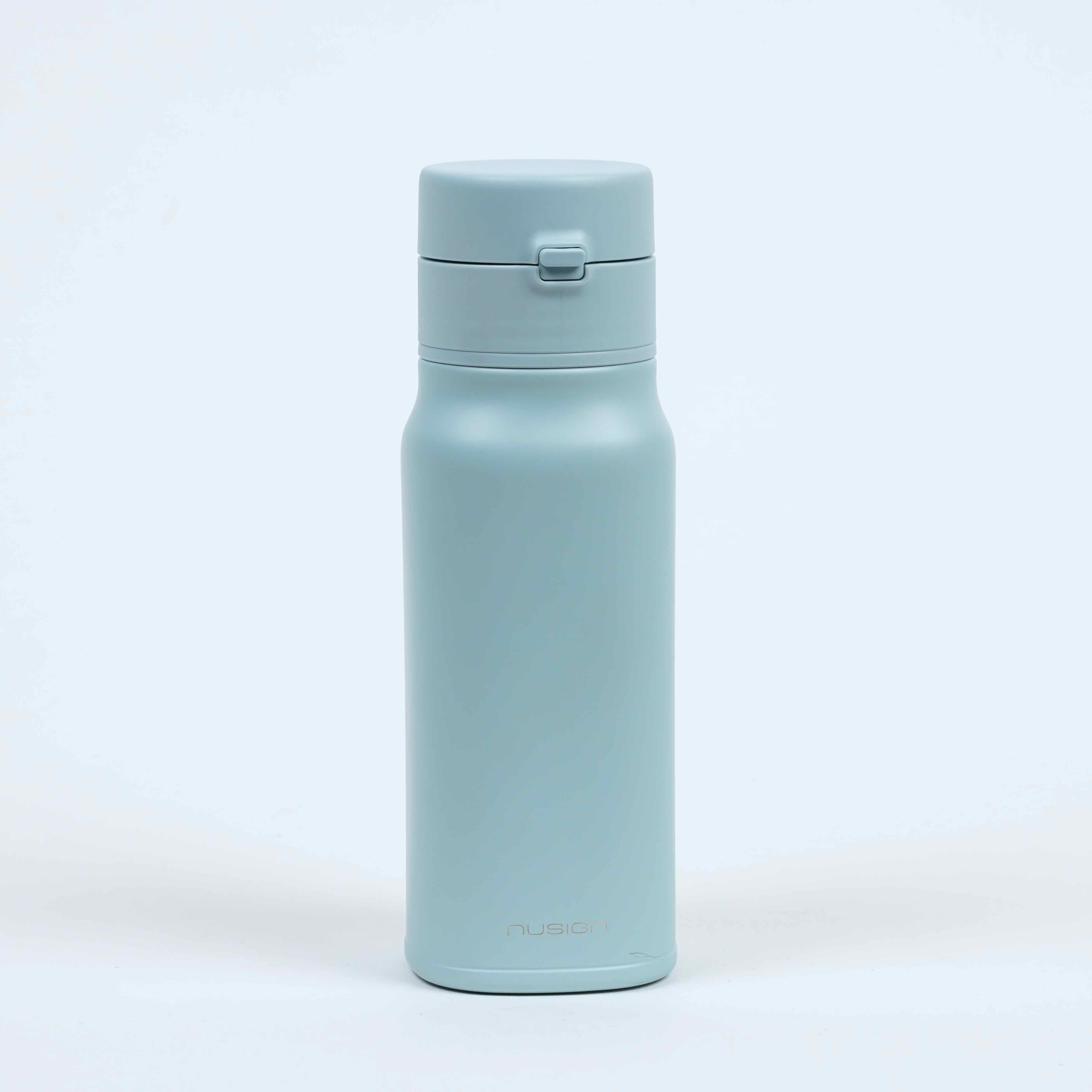Gourde isotherme 380 ml avec filtre NUSIGN DELI NS901 – Acier inoxydable & silicone