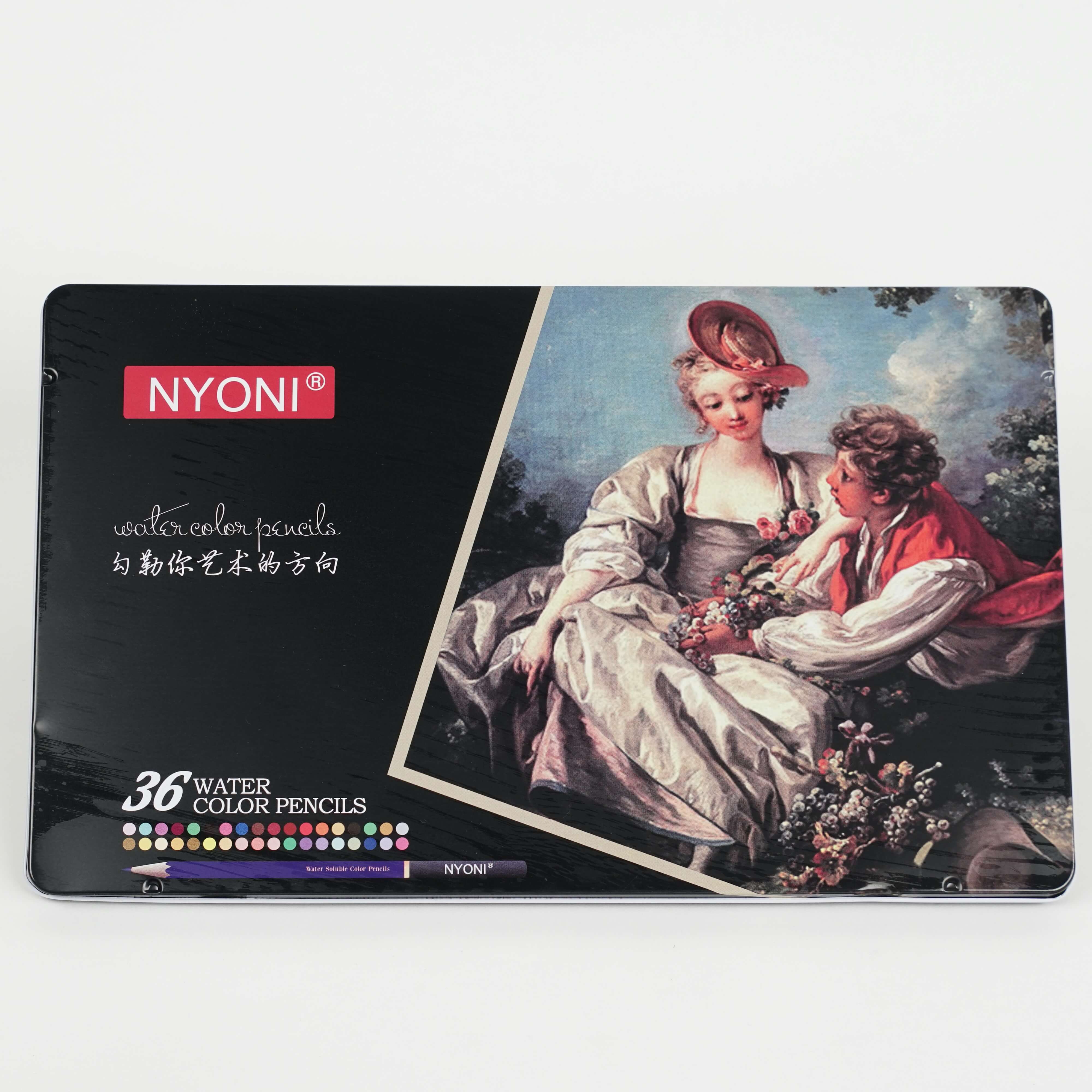 Crayons Aquarellables NYONI – 36 Couleurs id05003