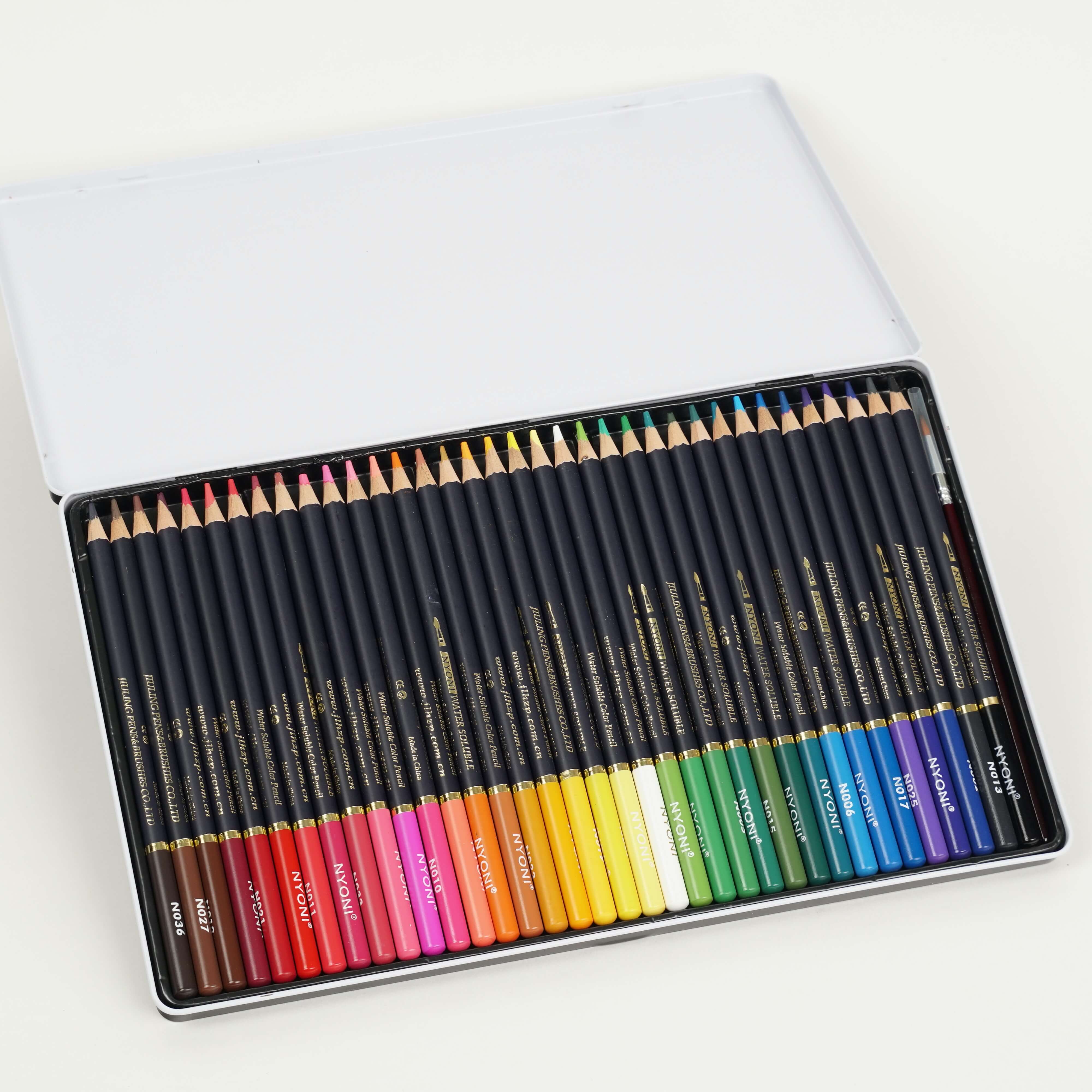 Crayons Aquarellables NYONI – 36 Couleurs id05003
