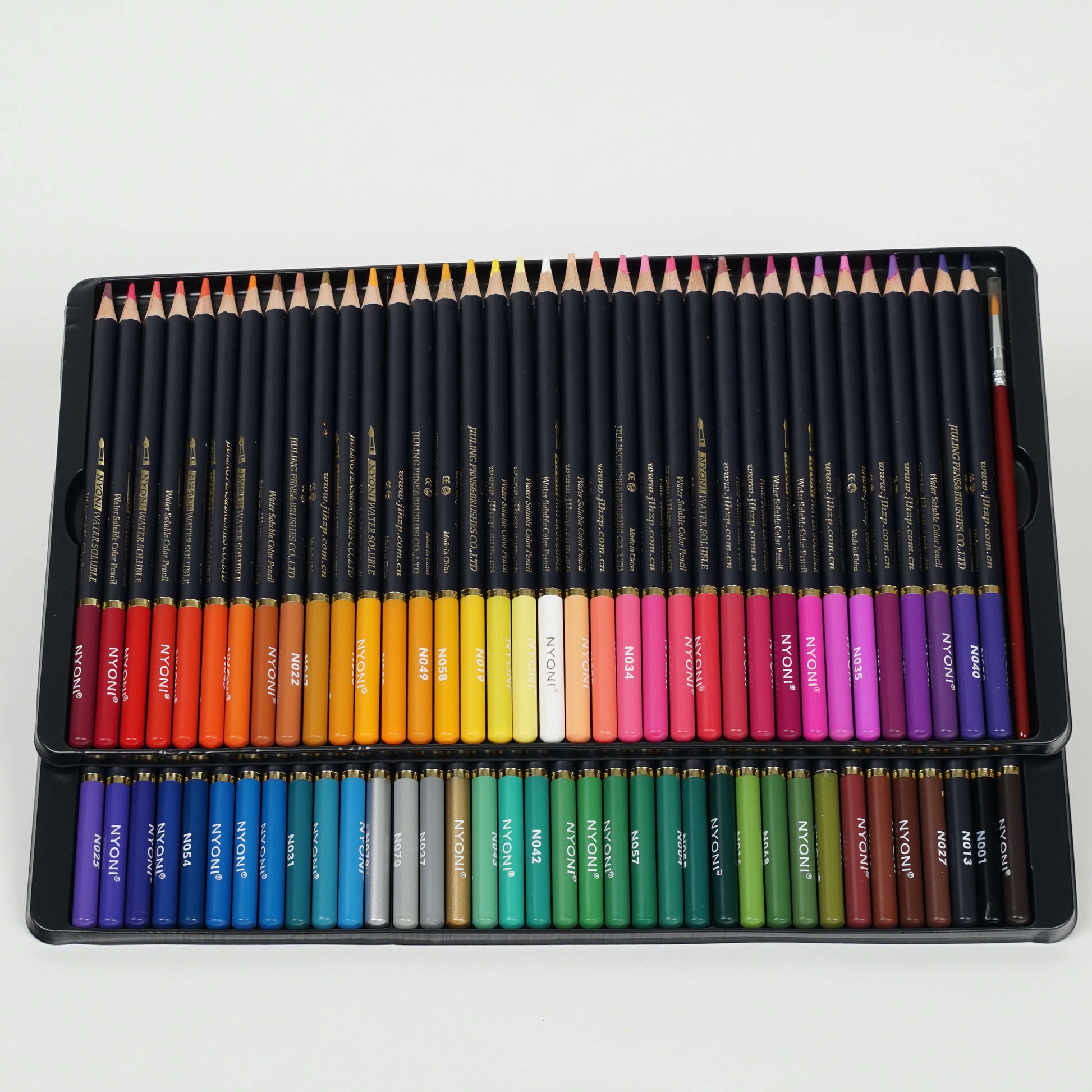 Crayons Aquarellables NYONI – 72 Couleurs HugeKoom