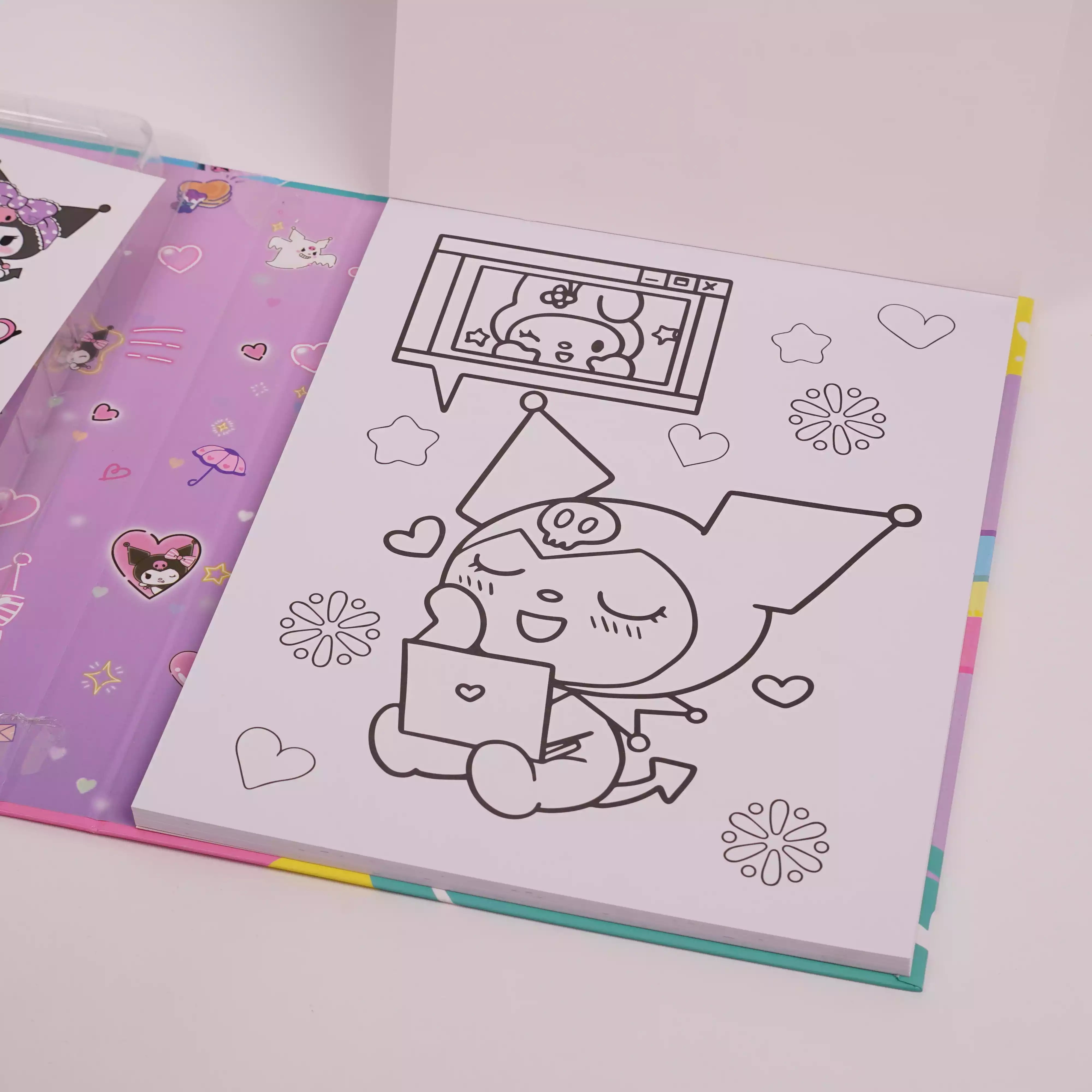 Kit Coloriage Kuromi – Créatif & Fun   HU13030