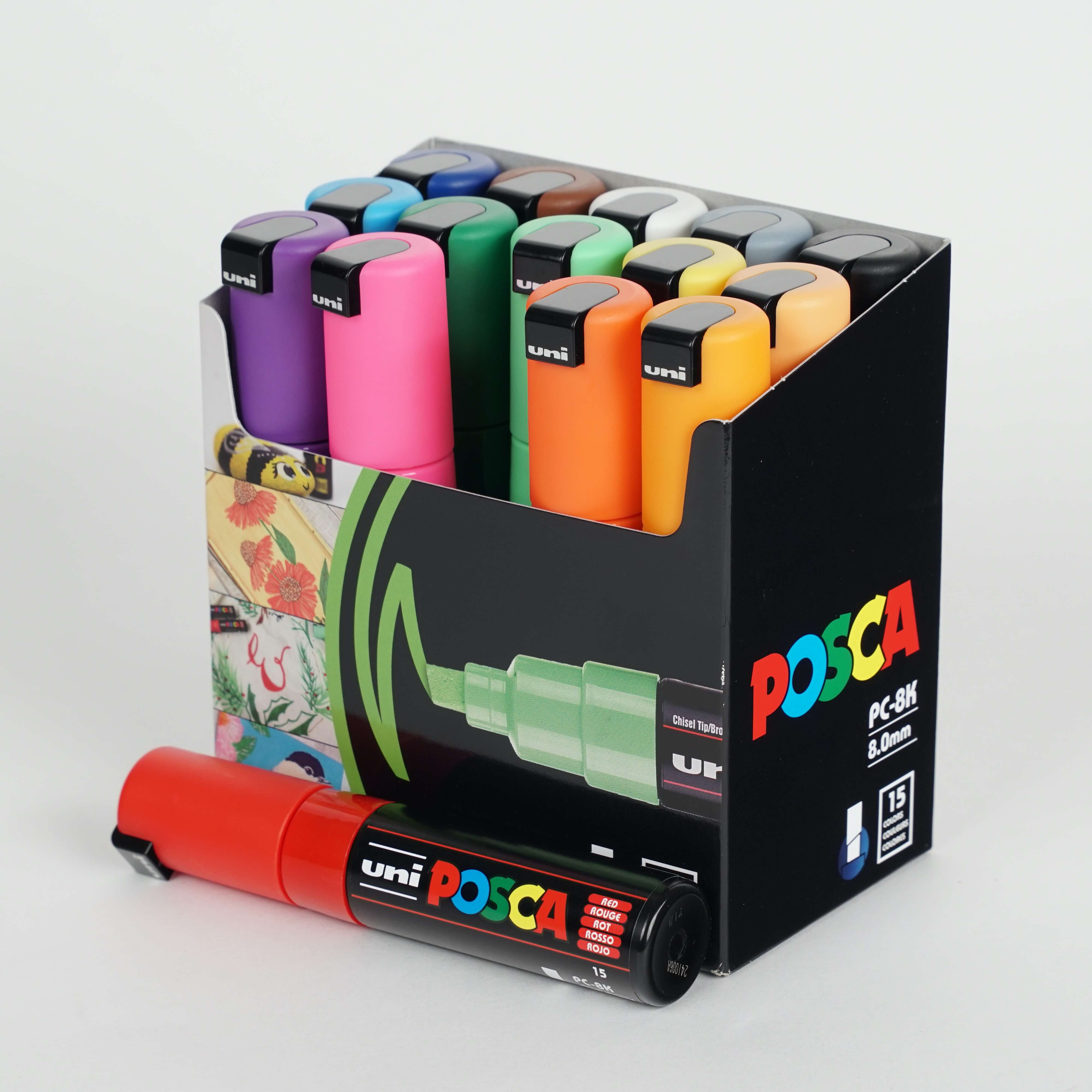 Feutres Posca – Pack de 15 Couleurs HU01226