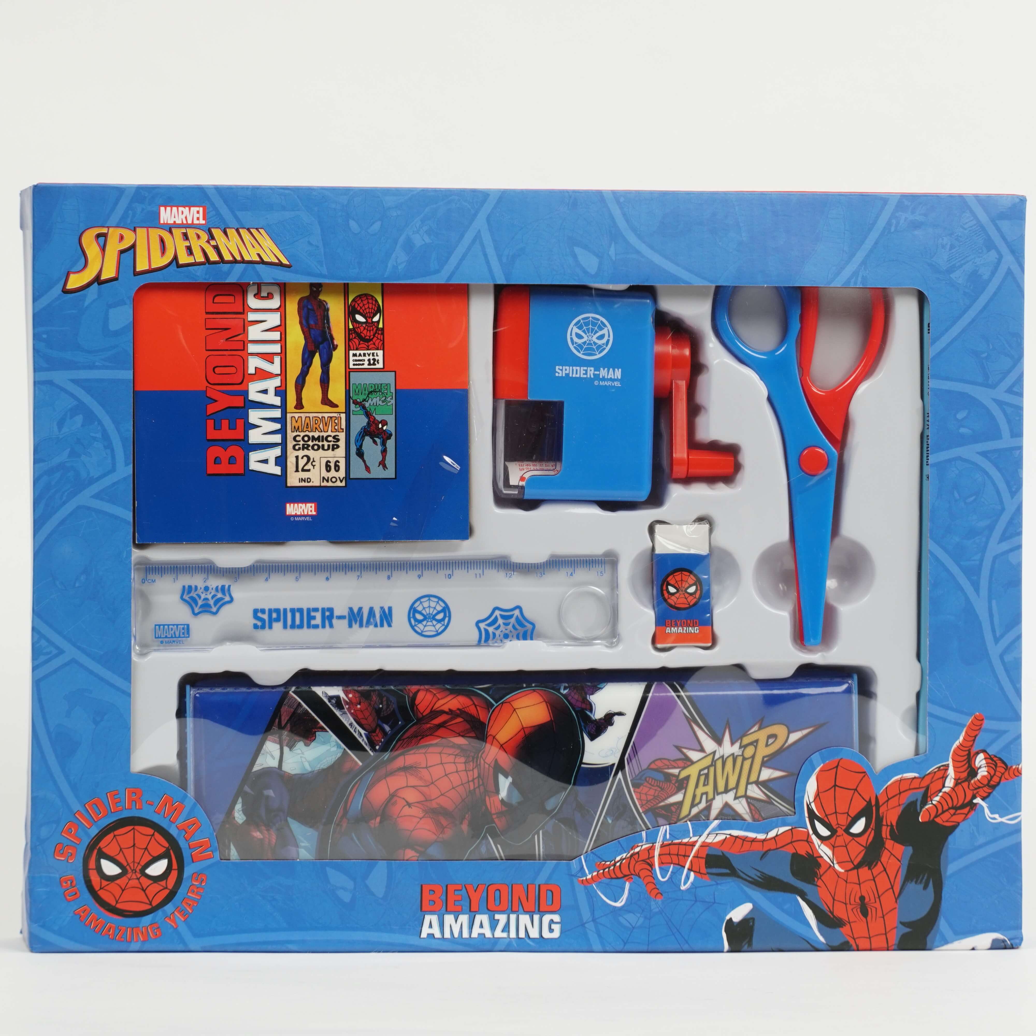 Kit Scolaire Spider-Man – Ensemble de 7 Pièces pour Enfants HugeKoom
