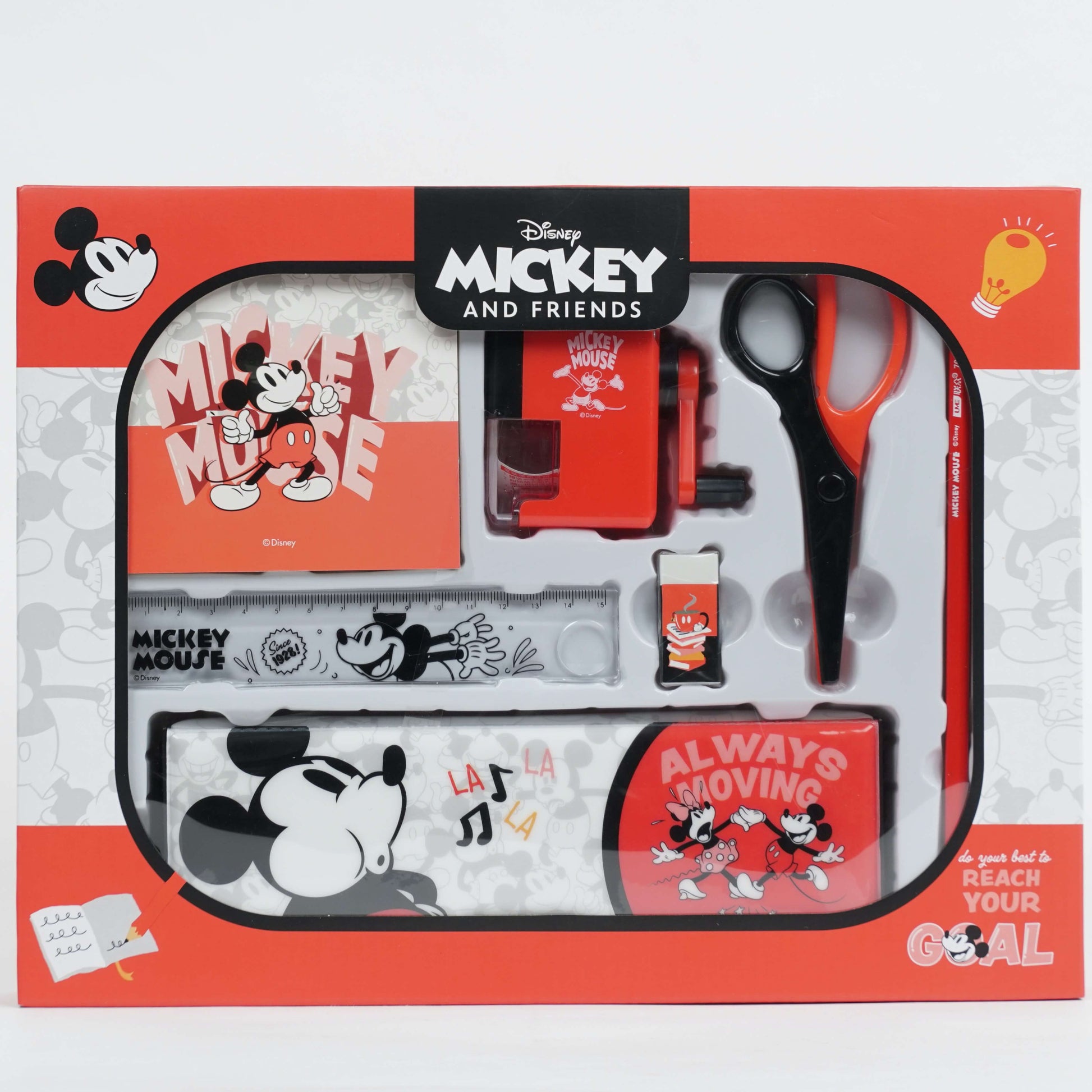 Kit Scolaire Mickey Mouse – Ensemble de 7 Pièces pour Enfants HugeKoom