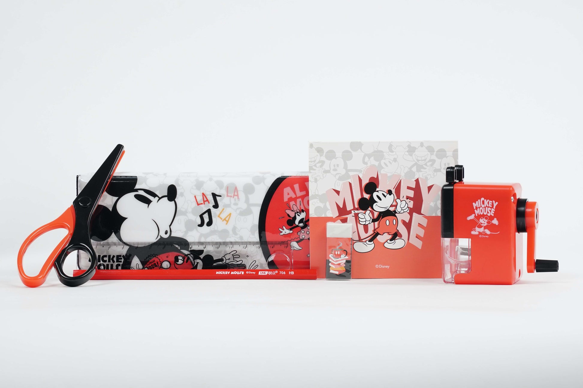 Kit Scolaire Mickey Mouse – Ensemble de 7 Pièces pour Enfants HugeKoom