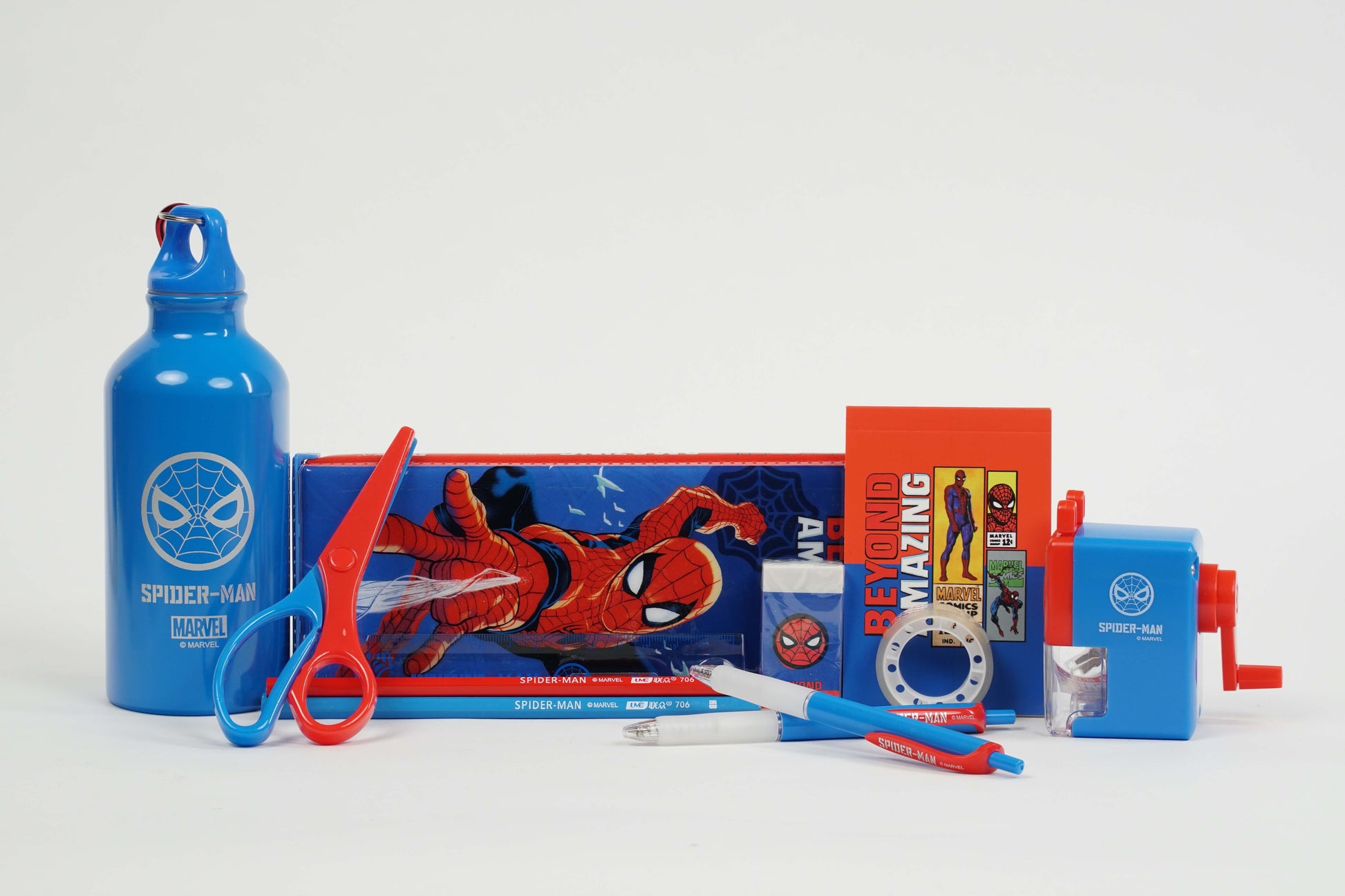 Kit Scolaire Spider-Man – Ensemble de 13 Pièces pour Enfants HugeKoom