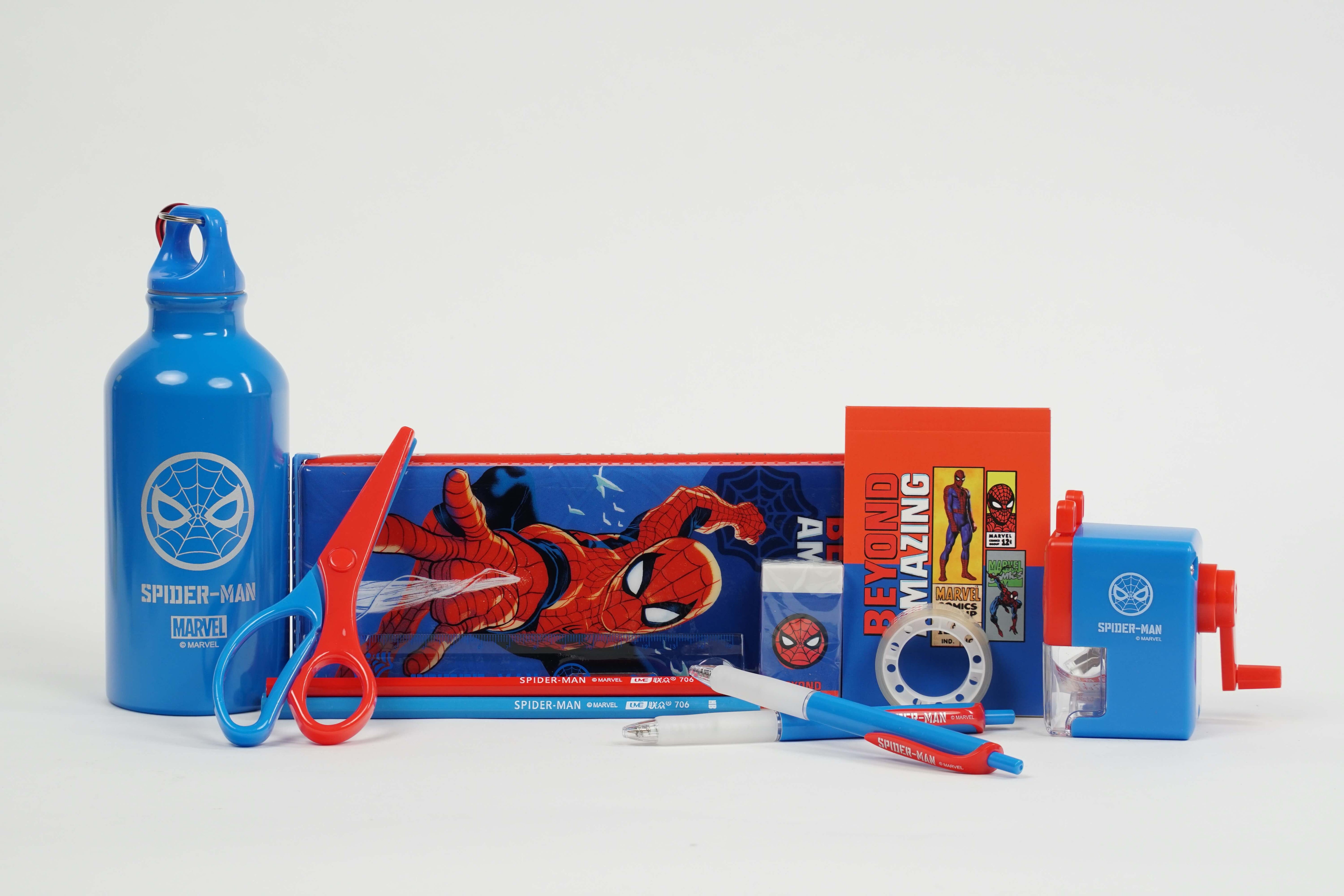 Kit Scolaire Spider-Man – Ensemble de 13 Pièces pour Enfants HugeKoom