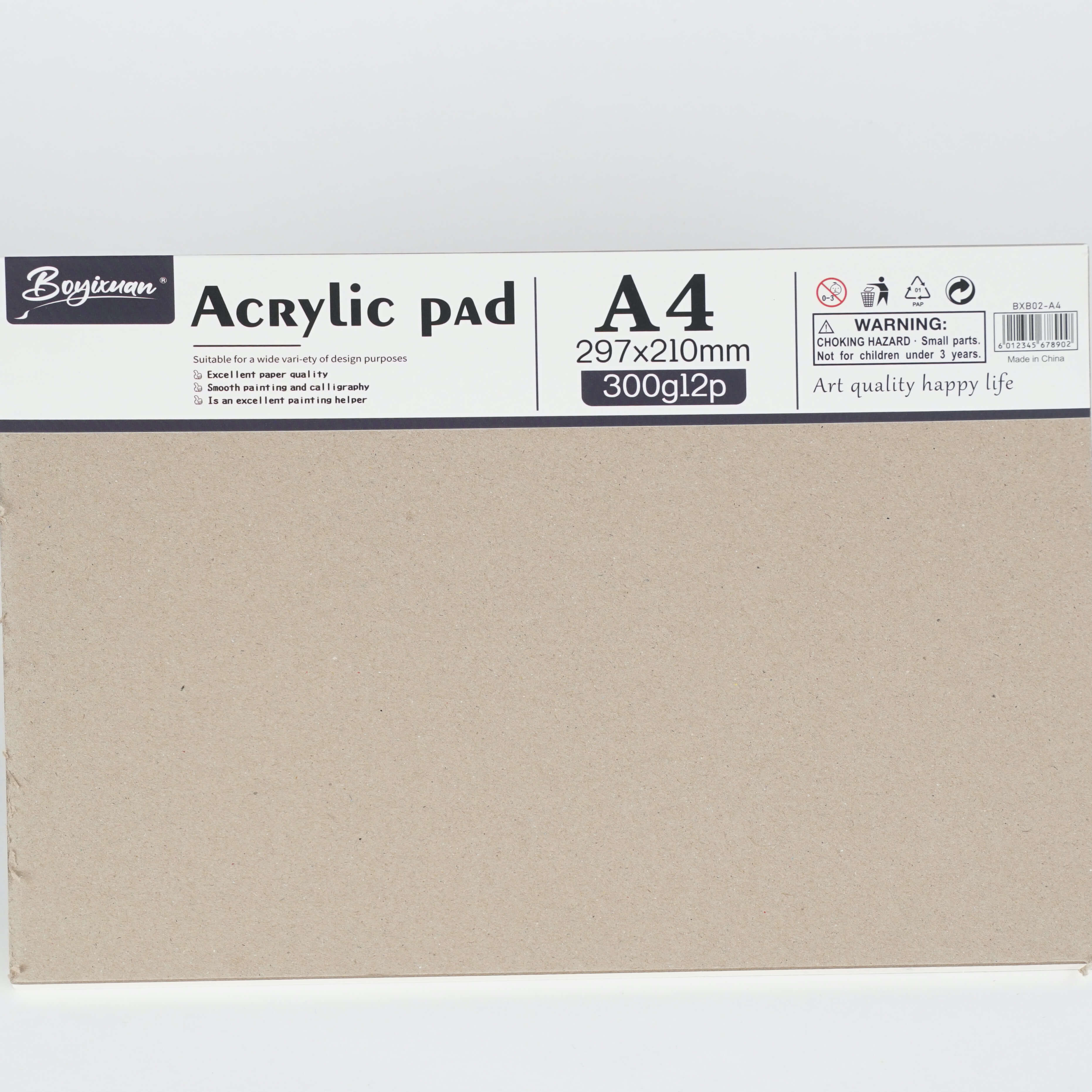Bloc de dessin A4 300g – 12 feuilles HU12329