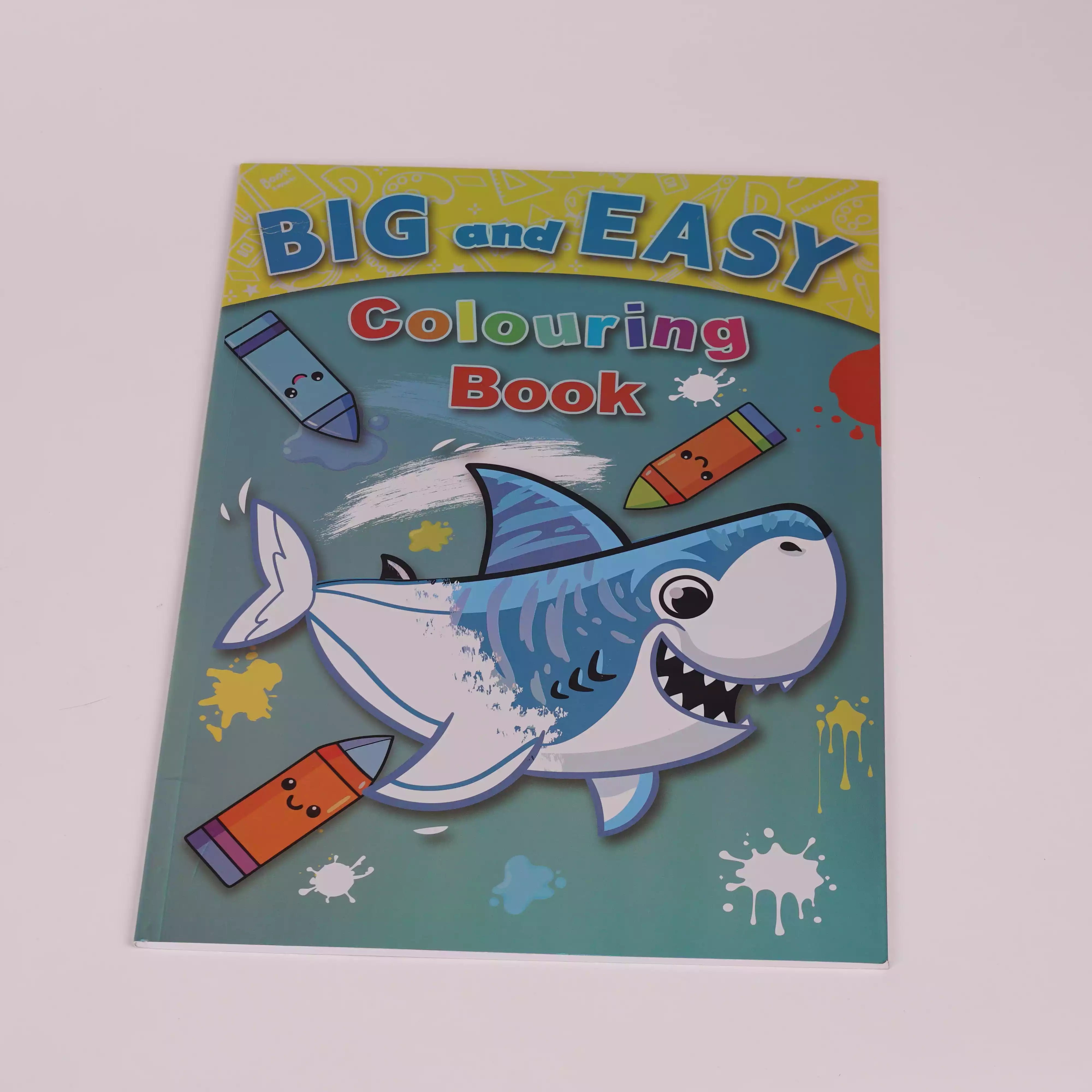 Coloring Book Big & Easy – Grand Livre de Coloriage Facile   HU13160