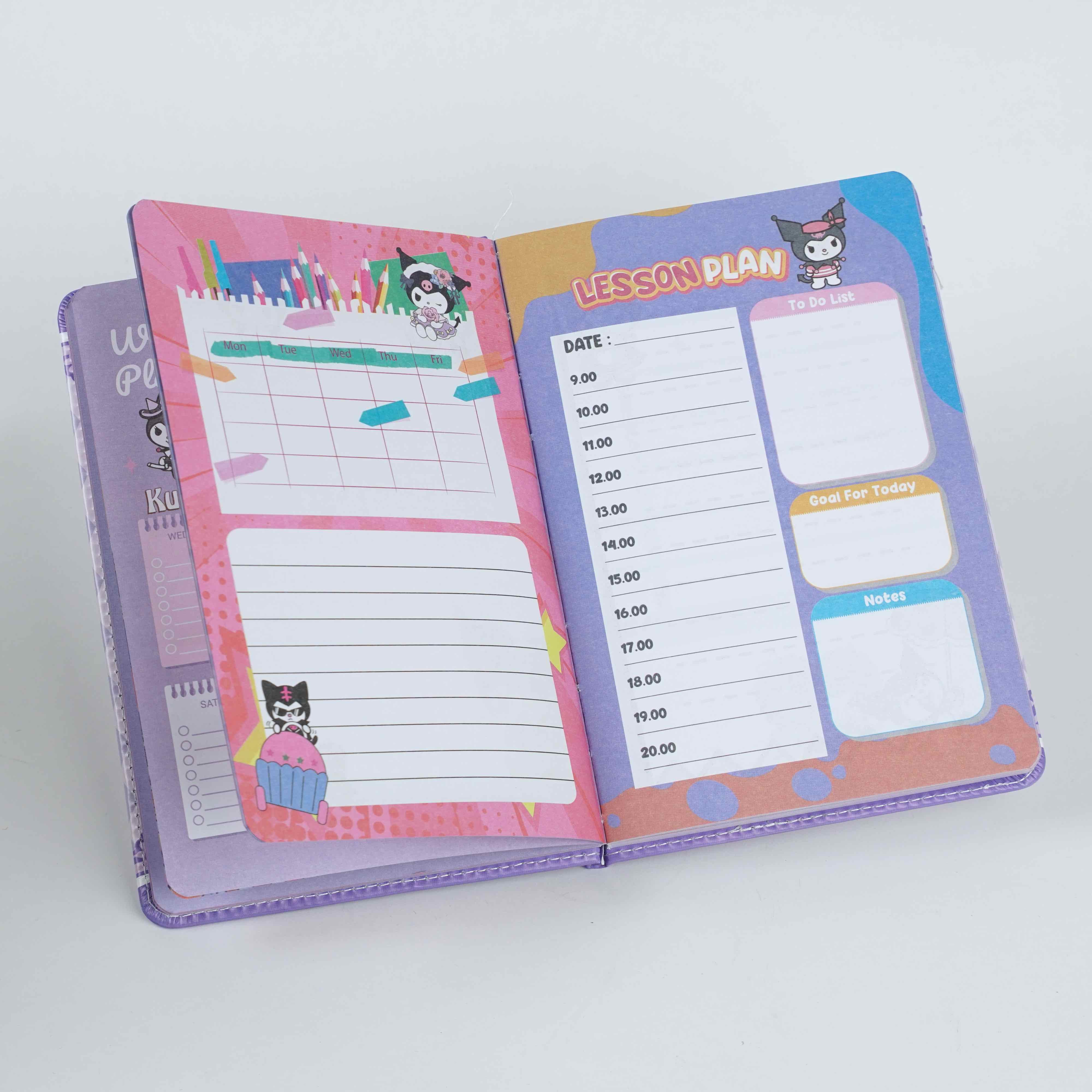 Notebook enfant Kuromi – Carnet scolaire illustré