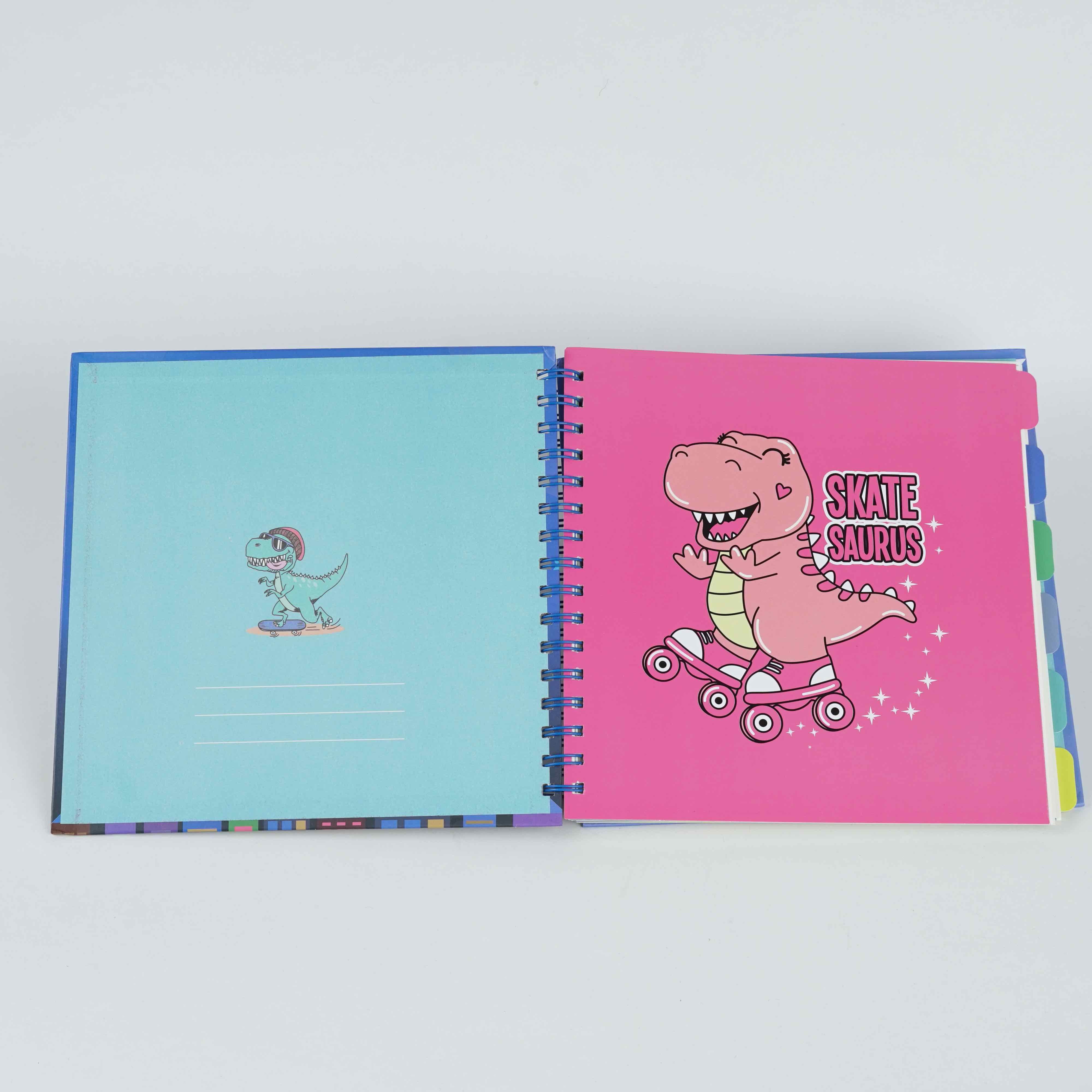 Notebook Spiral Super Dino & Siren – Cahier Fantaisie