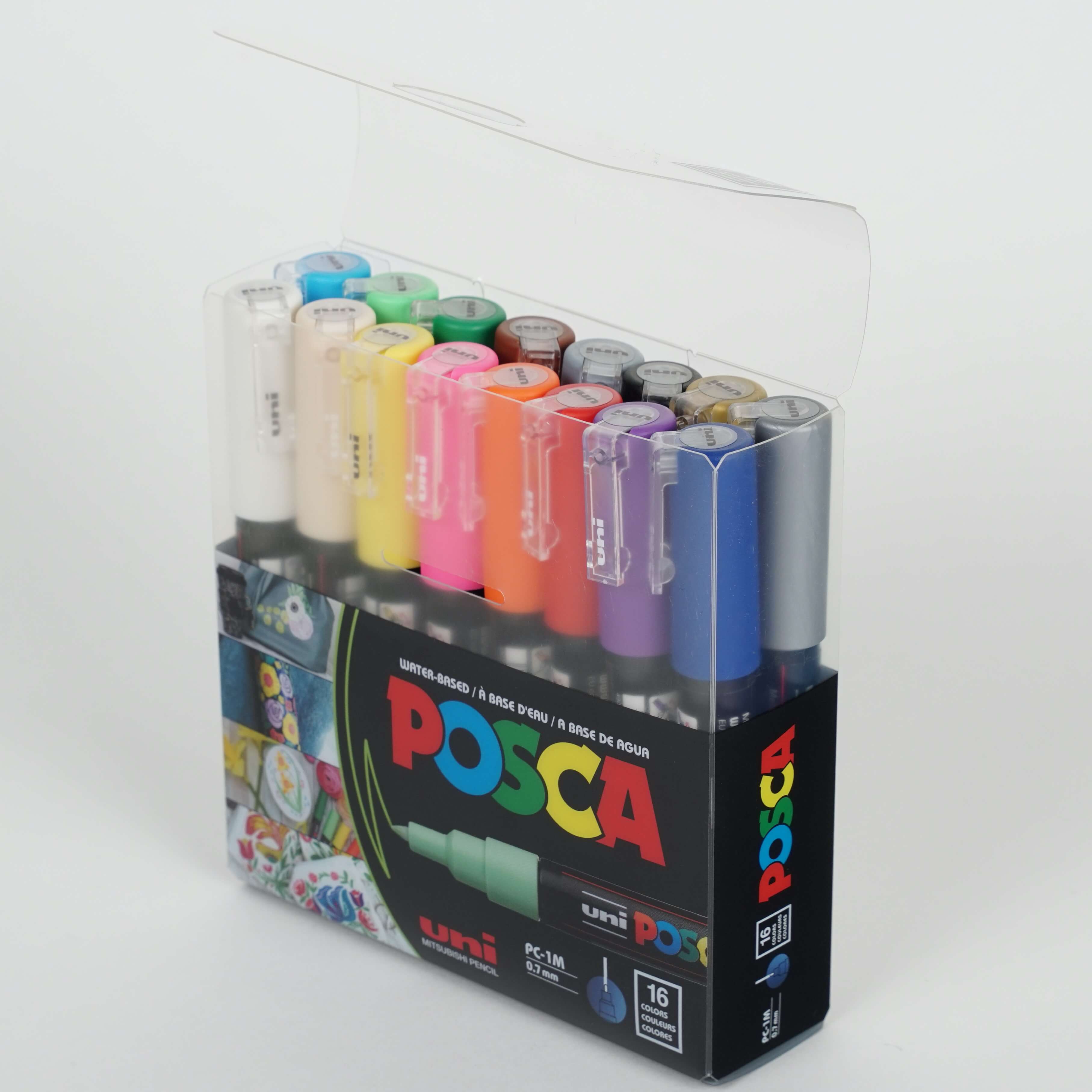 Feutres Posca – Pack de 16 Couleurs HU01227