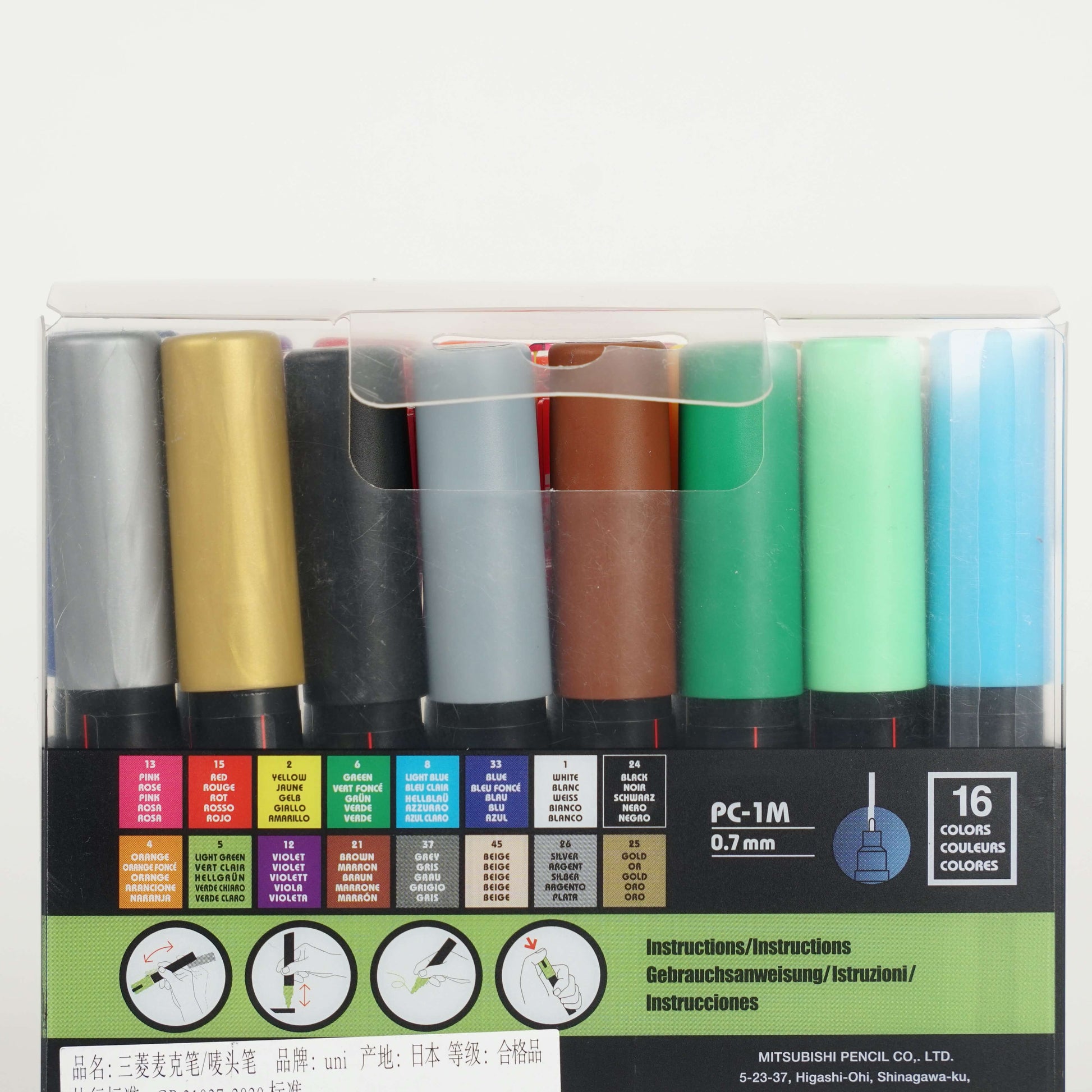 Feutres Posca – Pack de 16 Couleurs HugeKoom