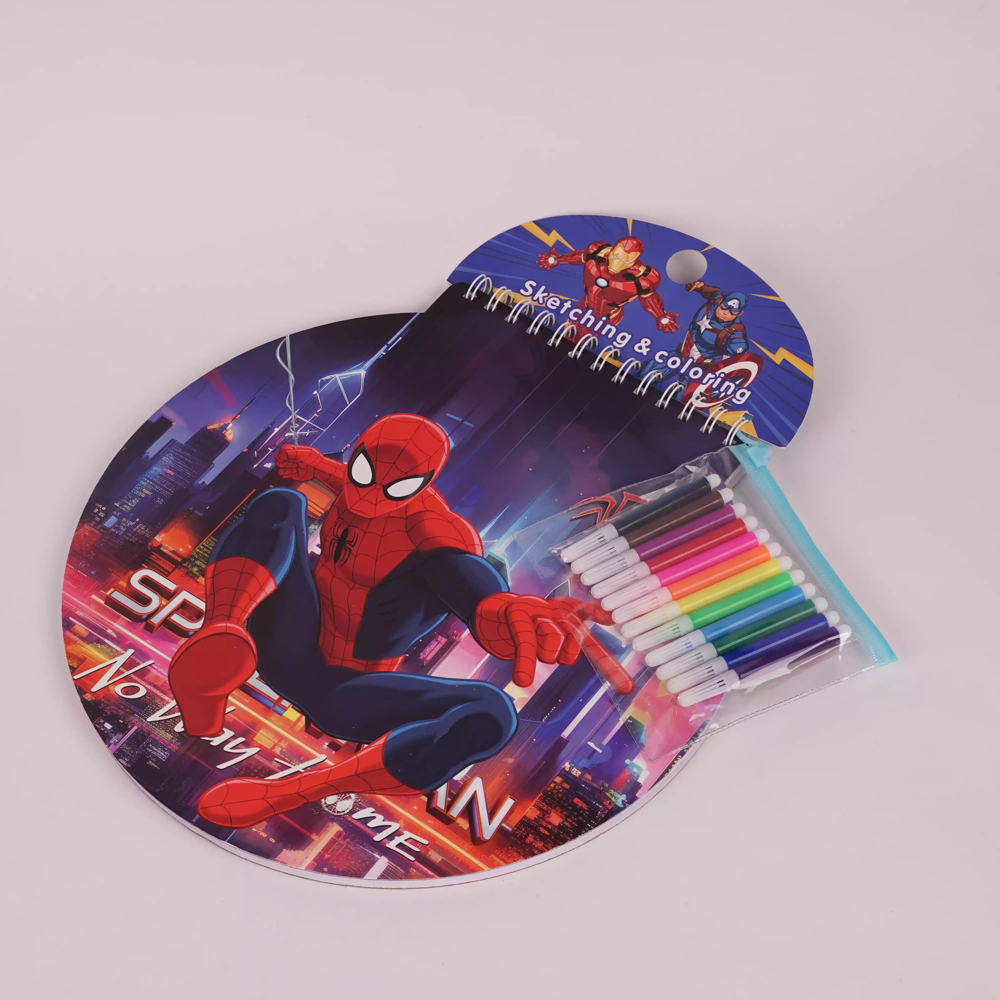 Livre Coloriage Spider-Man Avengers Feutres Stickers – Algérie | Hugeunivers