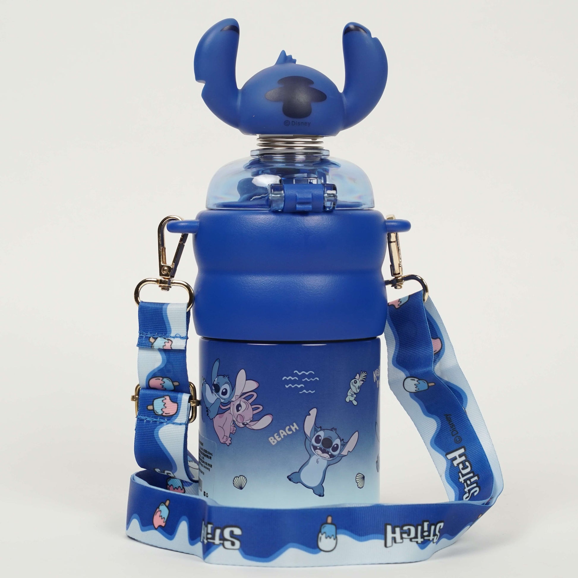 Gourde Stitch 550 ml avec Tête Mobile HugeKoom