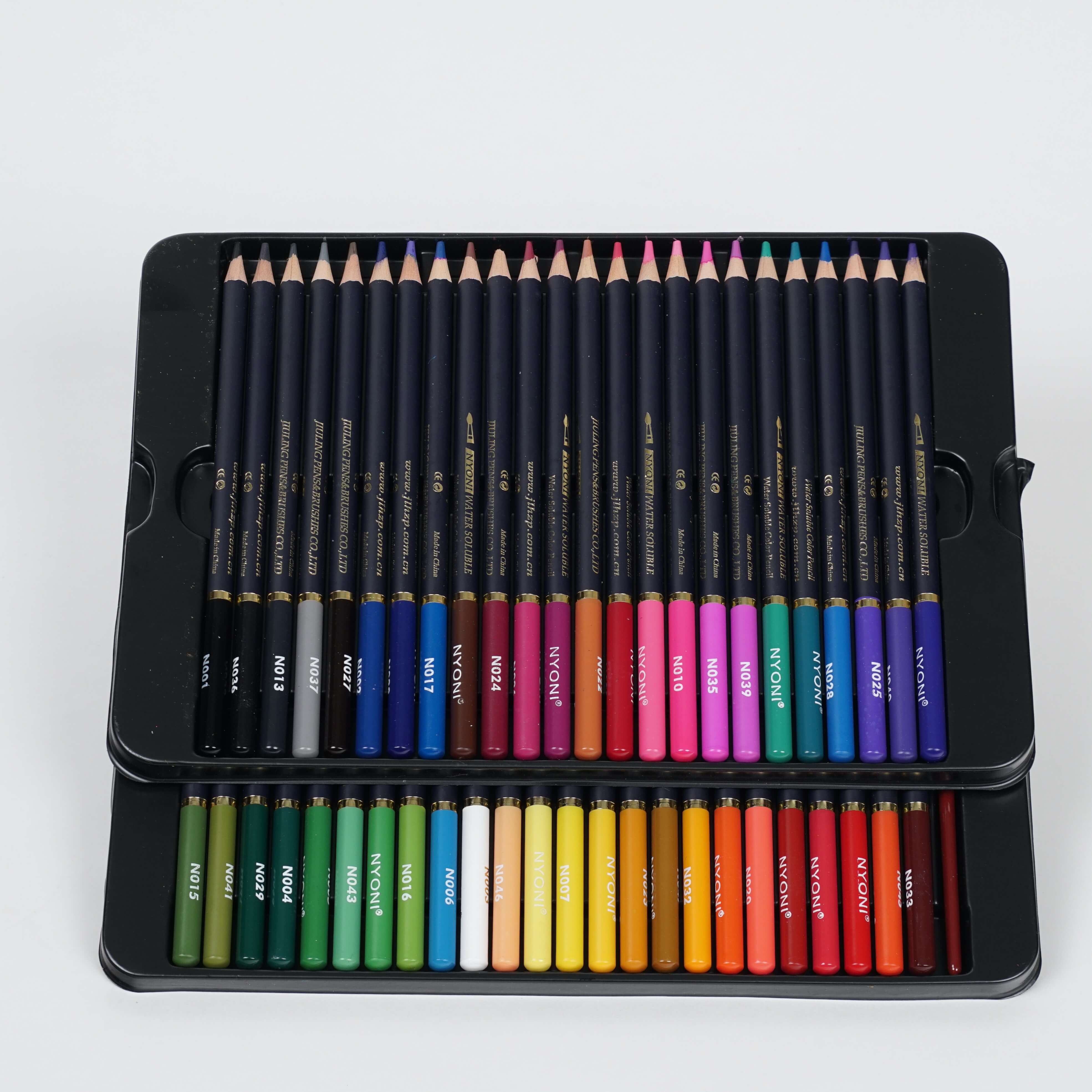 Crayons Aquarellables NYONI – 48 Couleurs HugeKoom