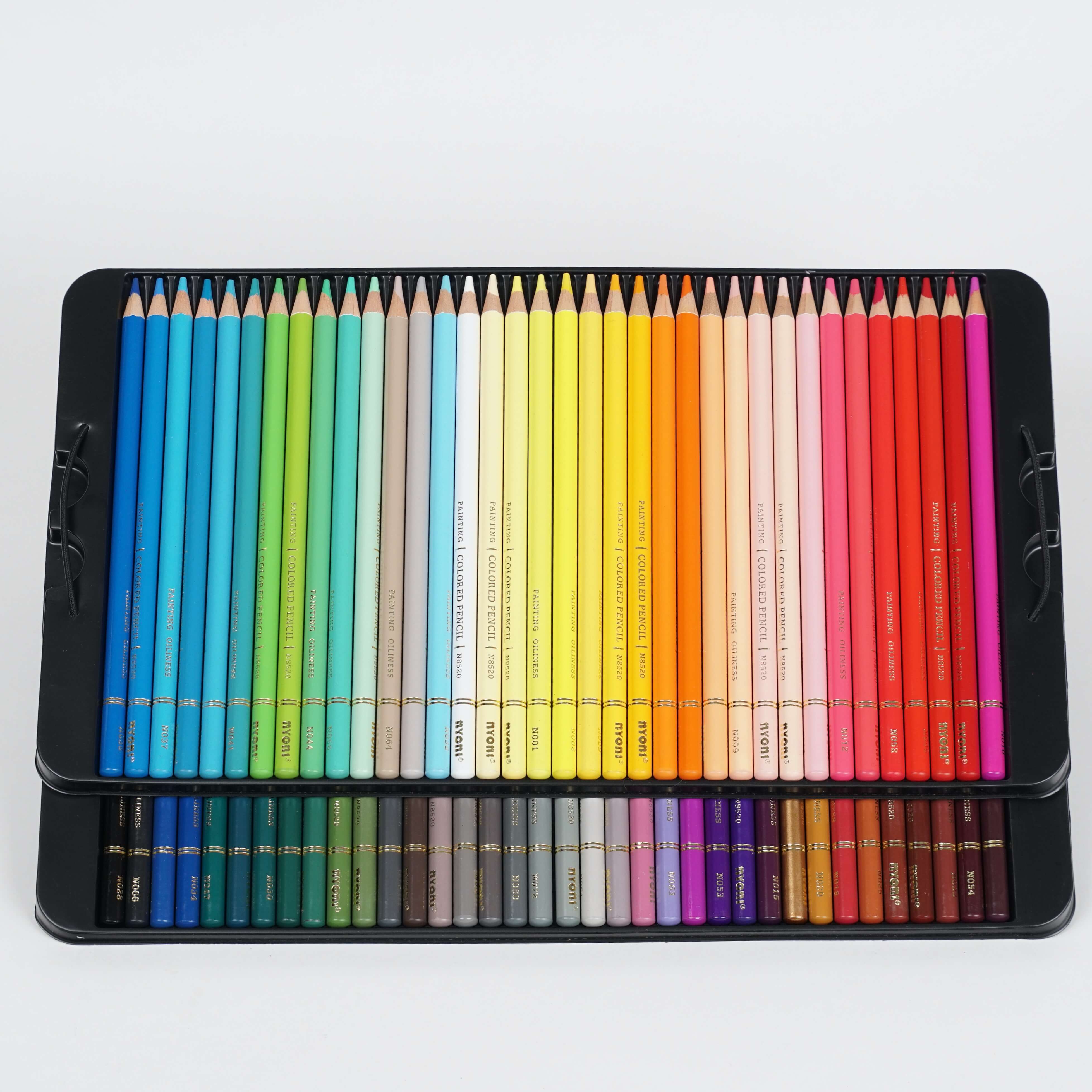 Crayons de Couleur COARM COLOR NYONI – Boîte de 72 couleurs ID05010