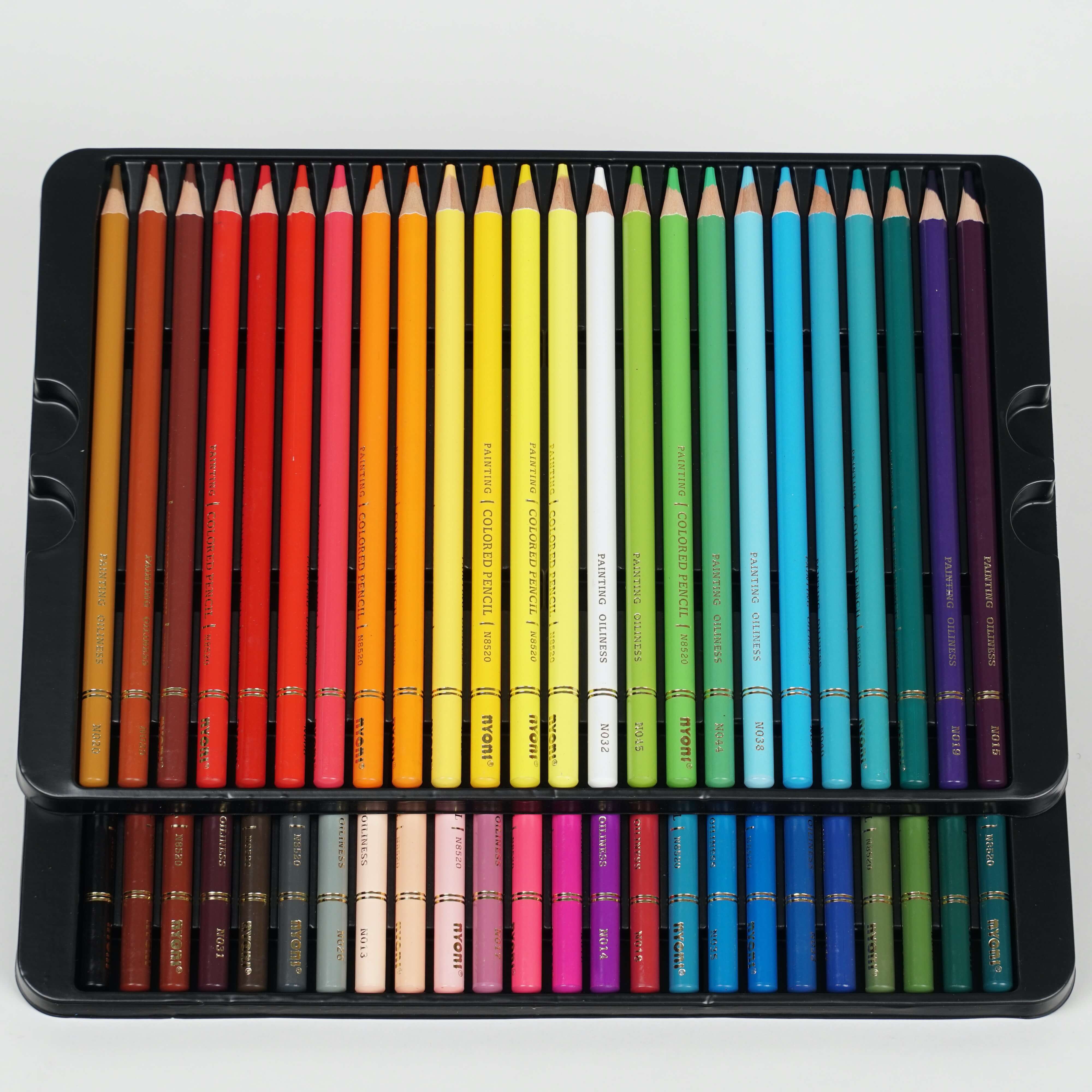 Crayons de Couleur COARM COLOR NYONI – Boîte de 48 couleurs HugeKoom