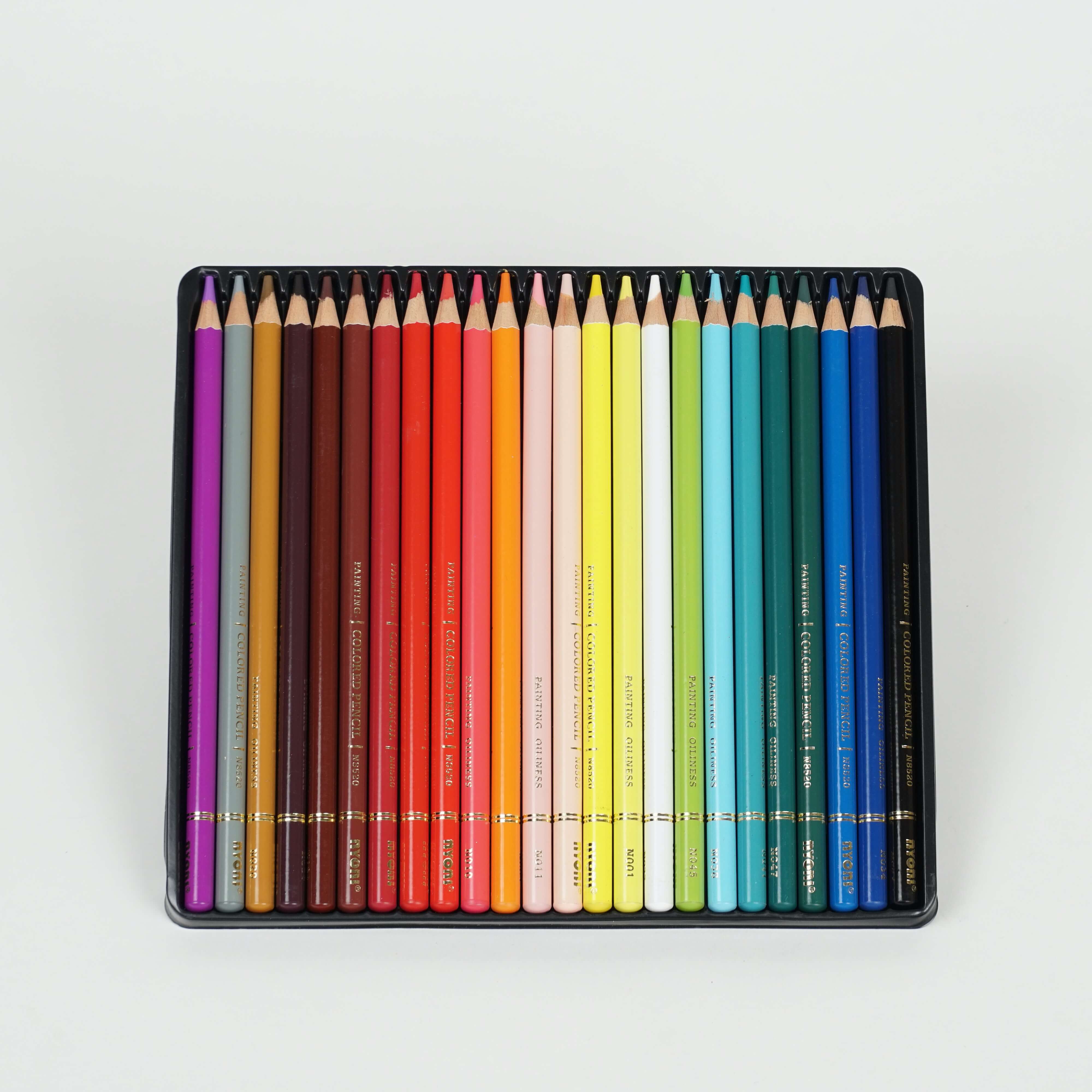 Crayons de Couleur COARM COLOR NYONI – Boîte de 24 couleurs HugeKoom