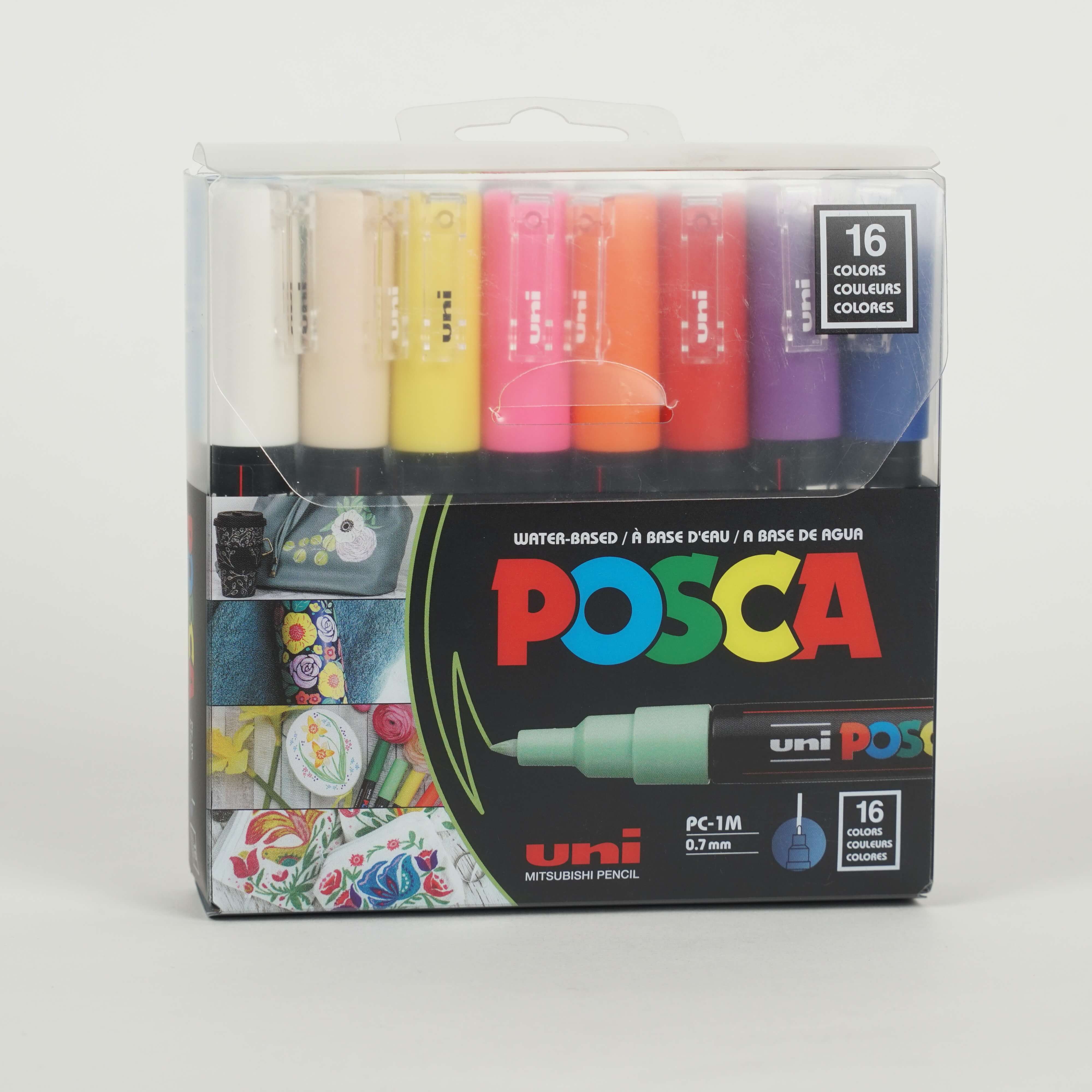 Feutres Posca – Pack de 16 Couleurs HU01227
