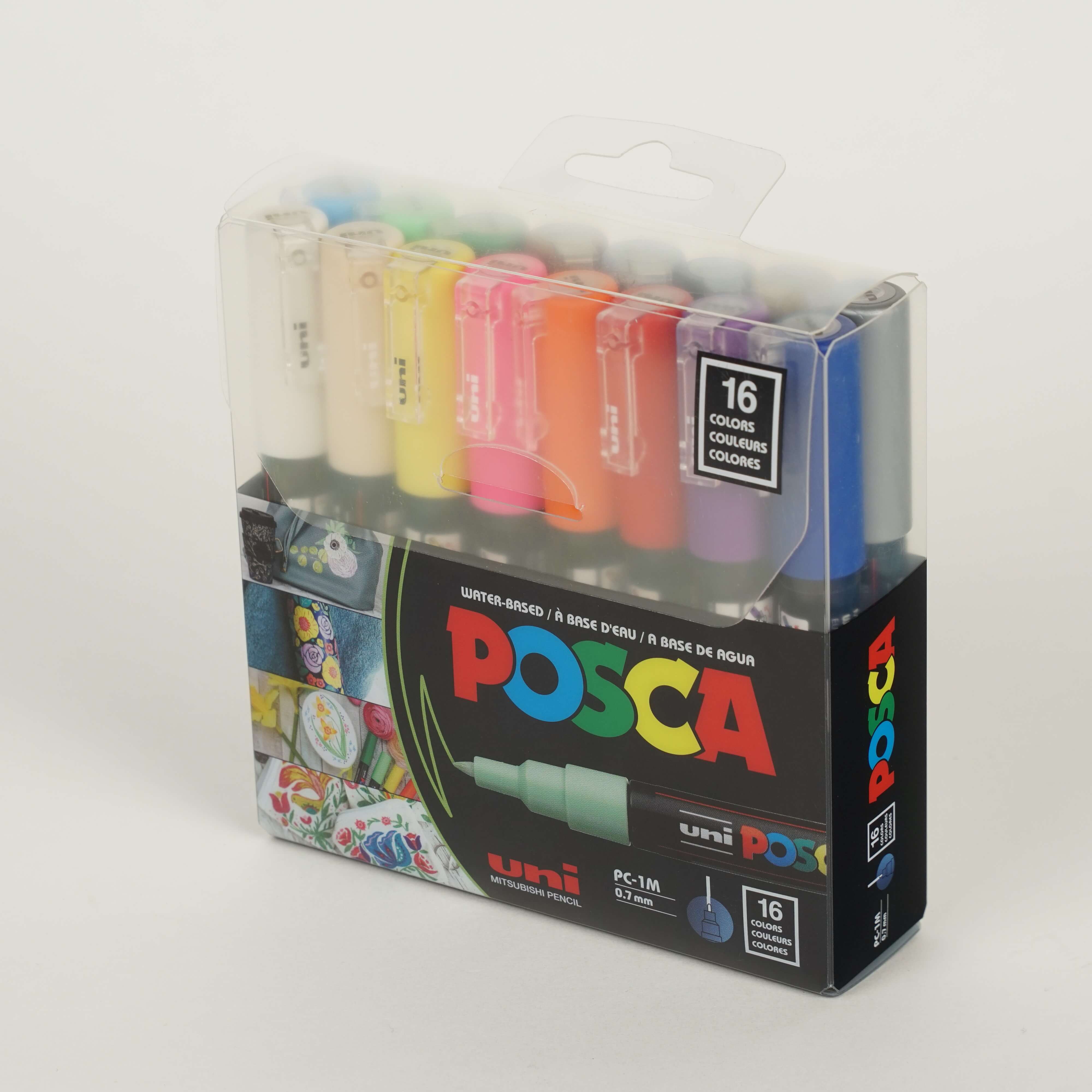Feutres Posca – Pack de 16 Couleurs HugeKoom