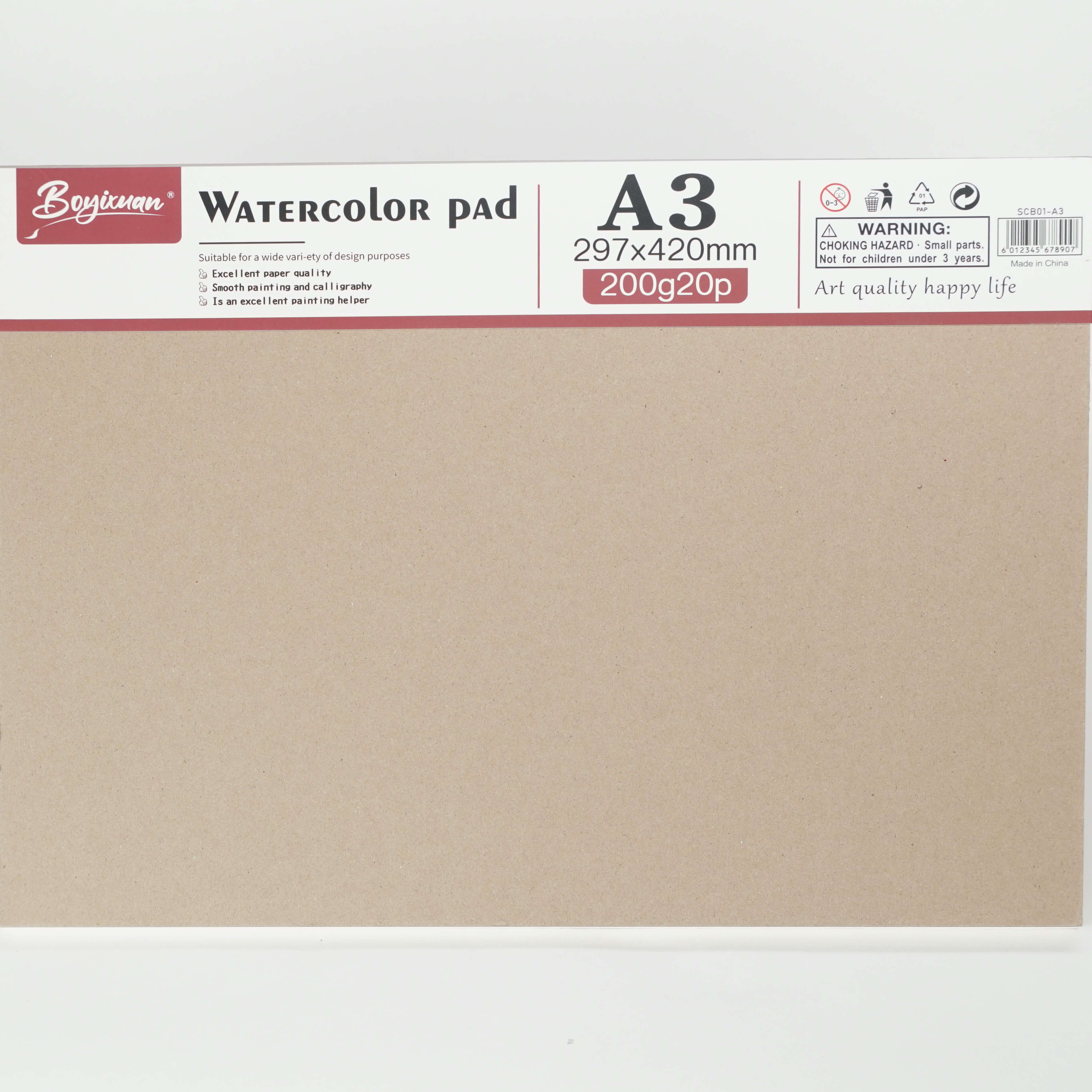Bloc de dessin A3 200g – 20 feuilles HU12328