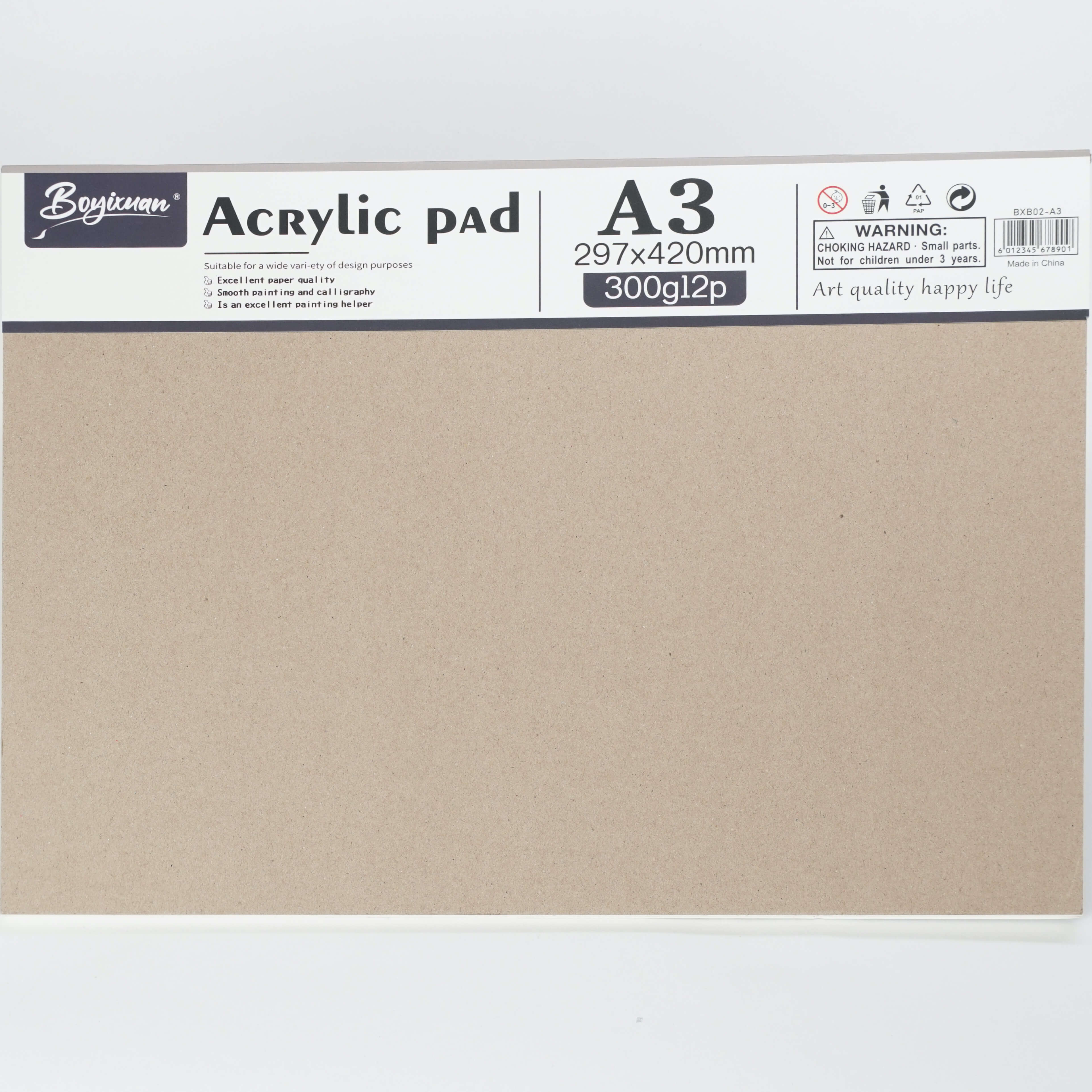 Bloc de dessin A3 300g – 12 feuilles HU12330