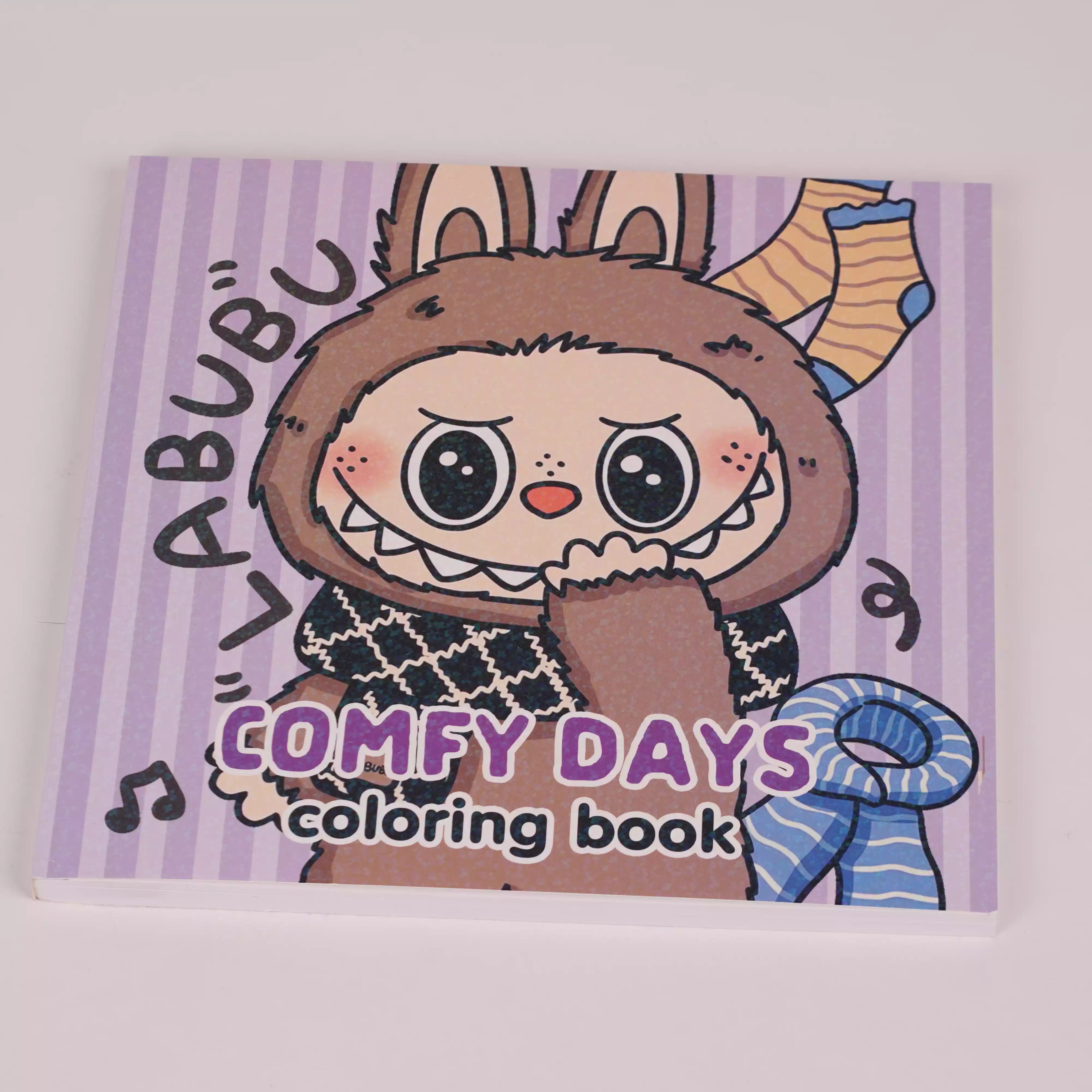 Coloring Book Comfy Days Labubu – Livre de Coloriage Fun & Relax    HU13041