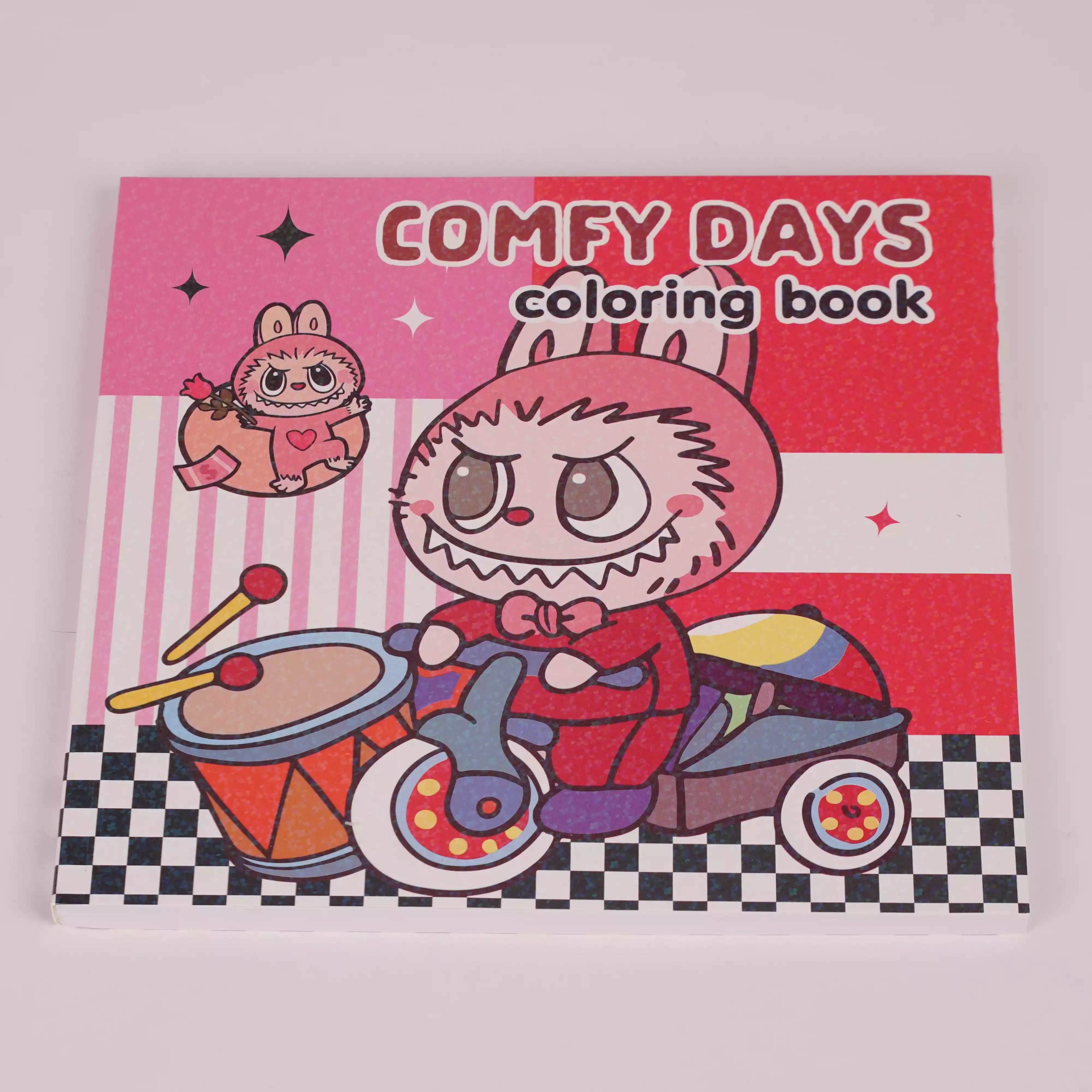 Coloring Book Comfy Days Labubu – Livre de Coloriage Fun & Relax    HU13041