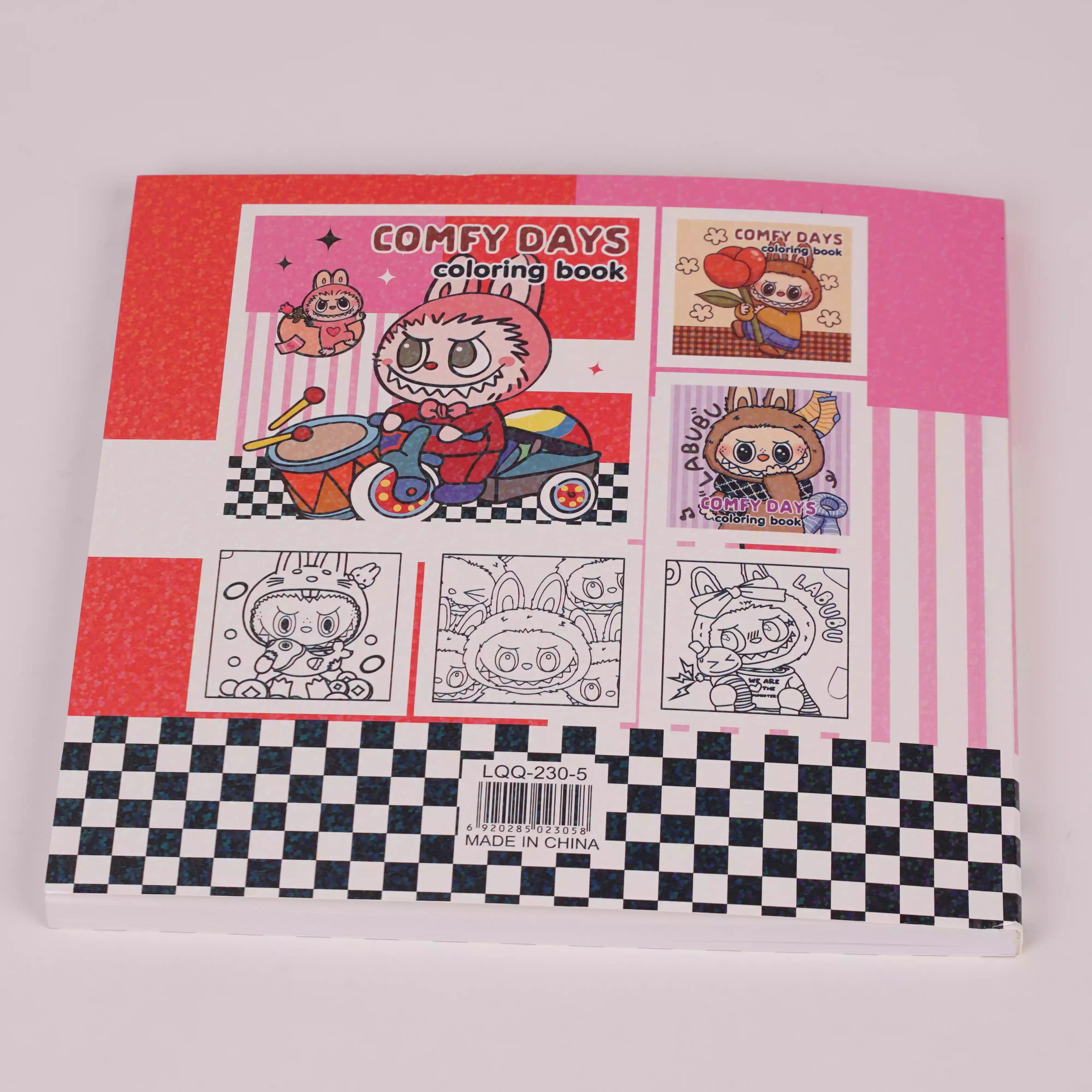 Coloring Book Comfy Days Labubu – Livre de Coloriage Fun & Relax    HU13041