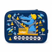 Lunch Bag Carré Smiggle - Motif Chantier Dinosaure